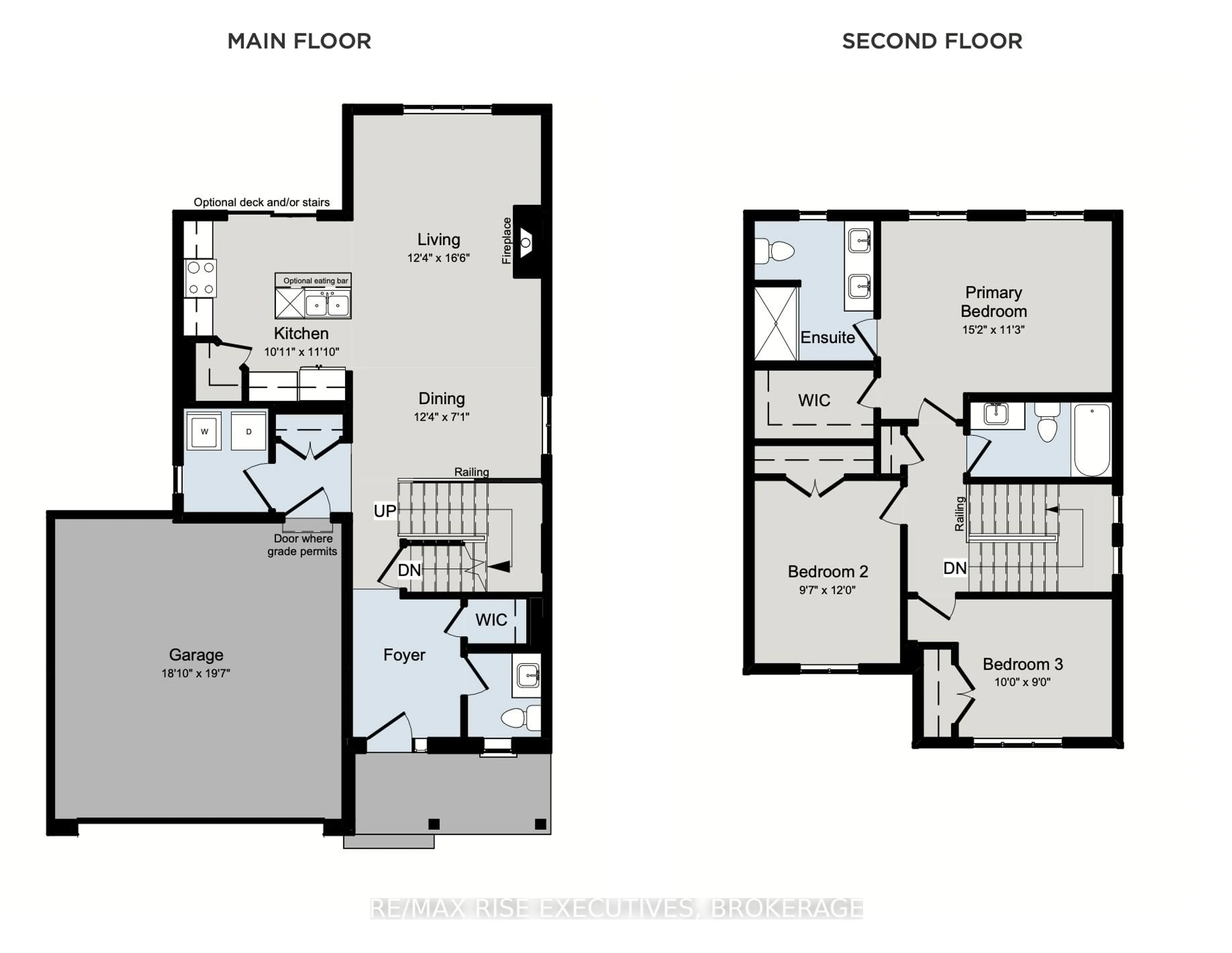 Floor plan for 374 Dockside Dr, Kingston Ontario K7K 0L6