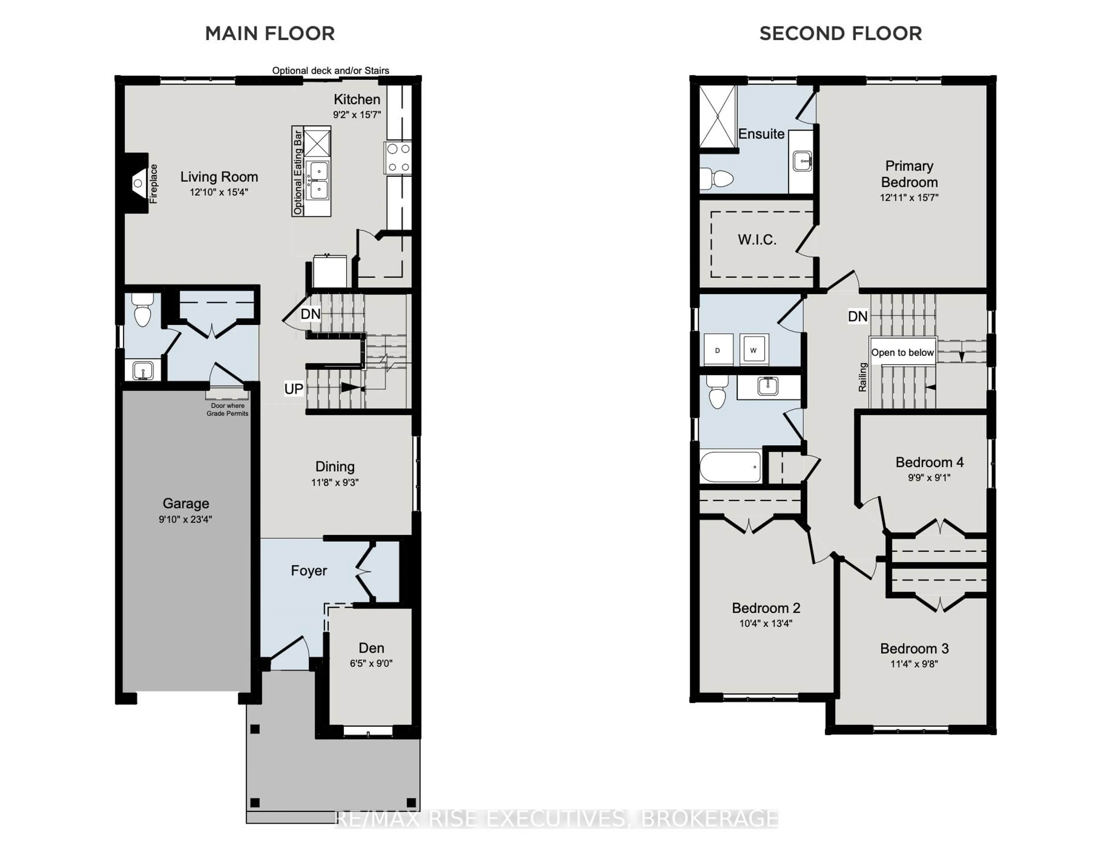 Floor plan for 259 Eventide Way, Kingston Ontario K7L 0L3