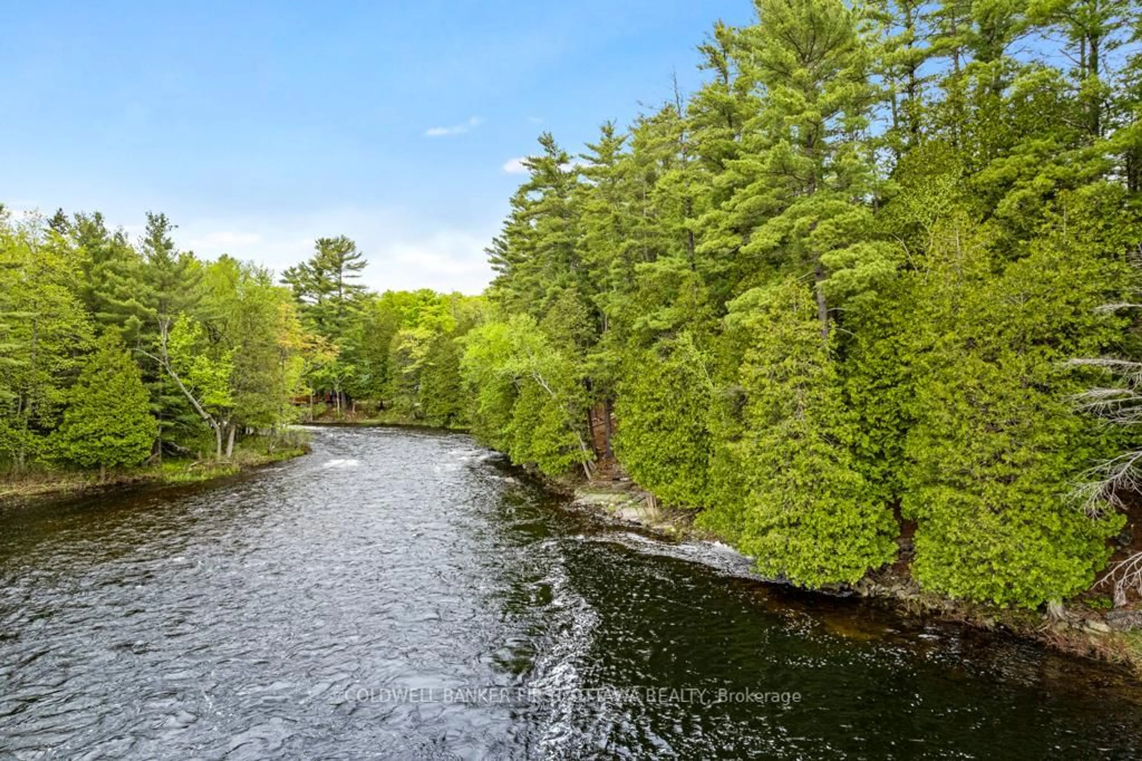 A pic from outside/outdoor area/front of a property/back of a property/a pic from drone, water/lake/river/ocean view for 1036 Palmerston Cres, Snow Road Station Ontario K0H 2R0
