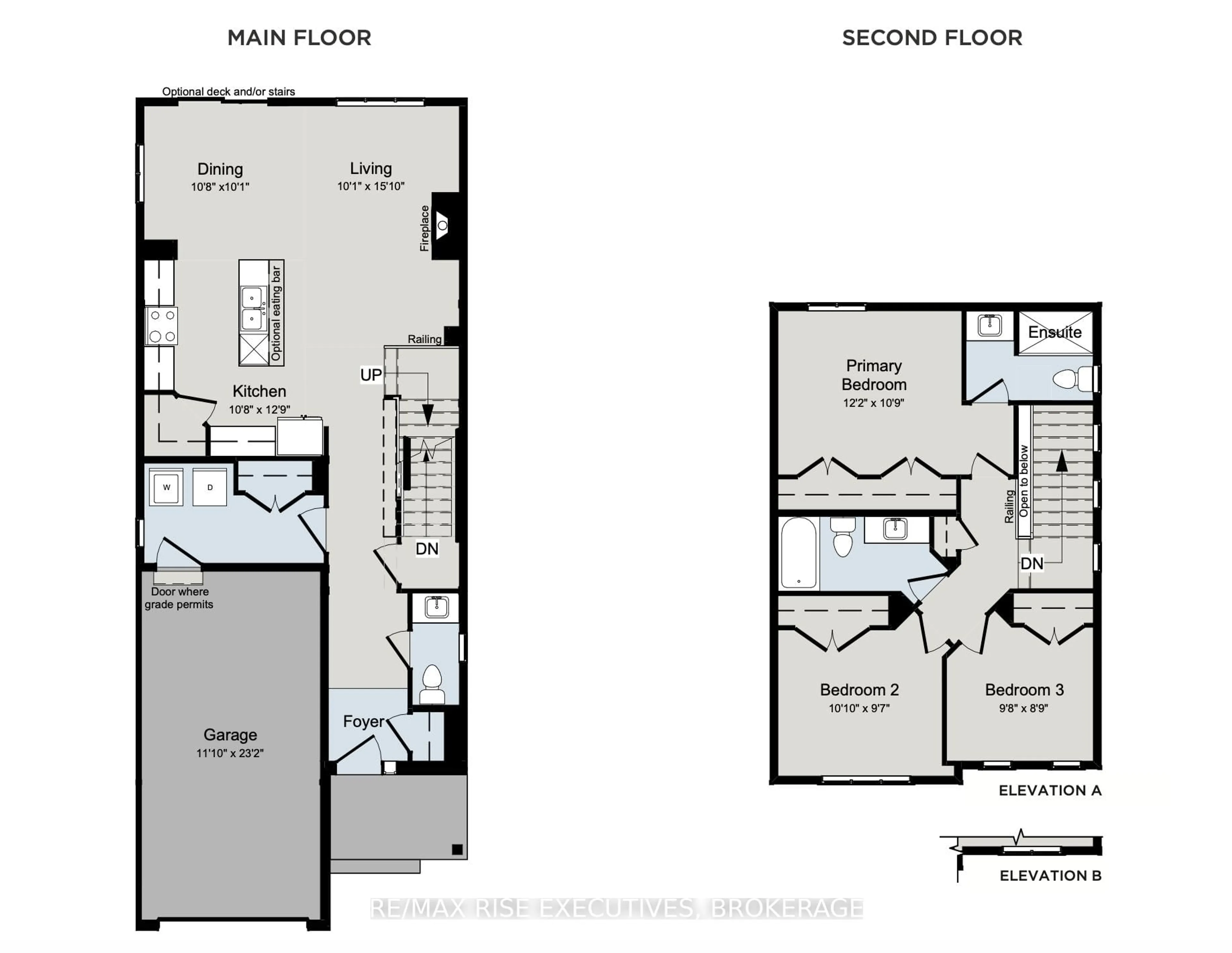Floor plan for 257 Eventide Way, Kingston Ontario K7K 0L3