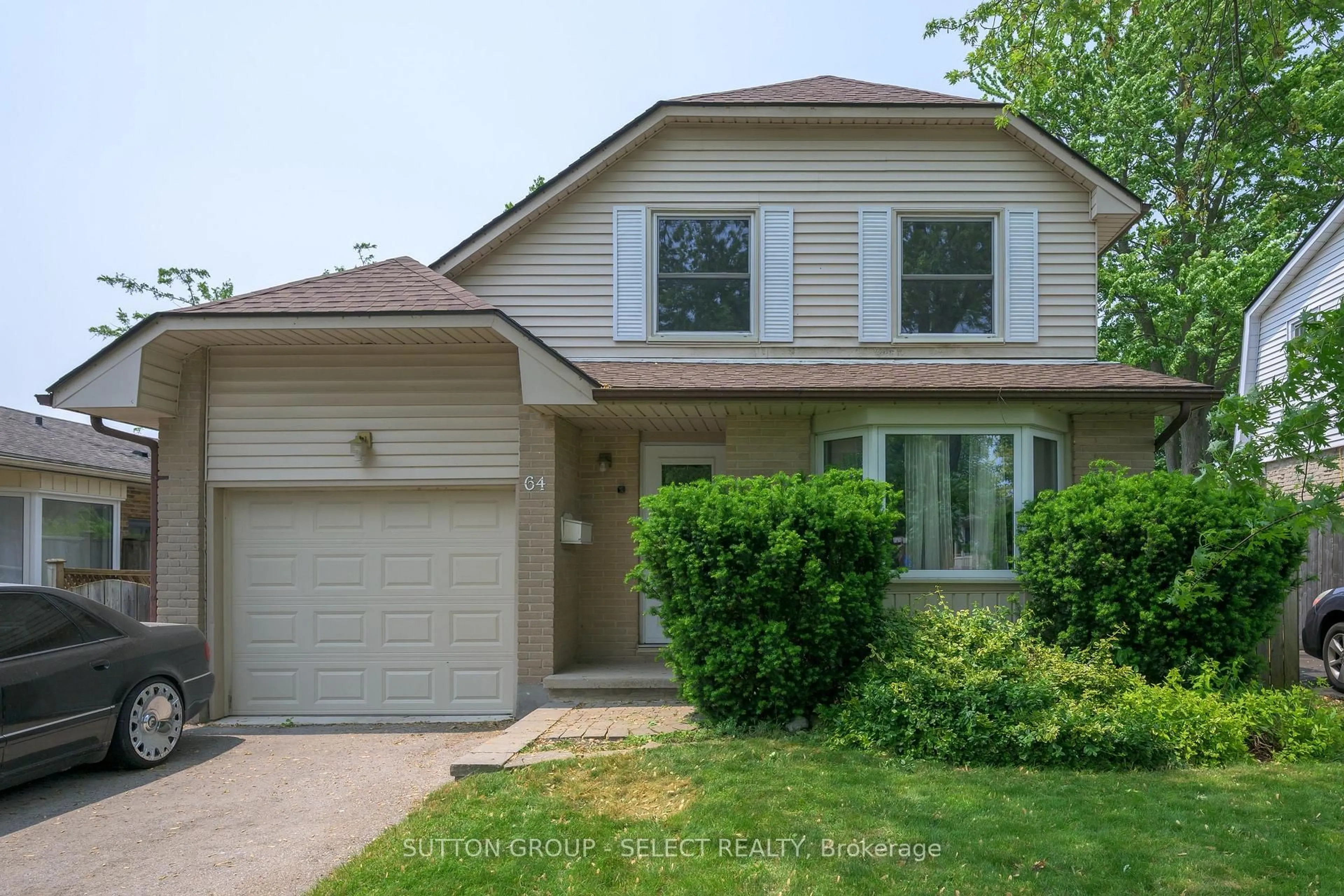 Home with brick exterior material, street for 64 Edmunds Cres, London South Ontario N5Z 4J2