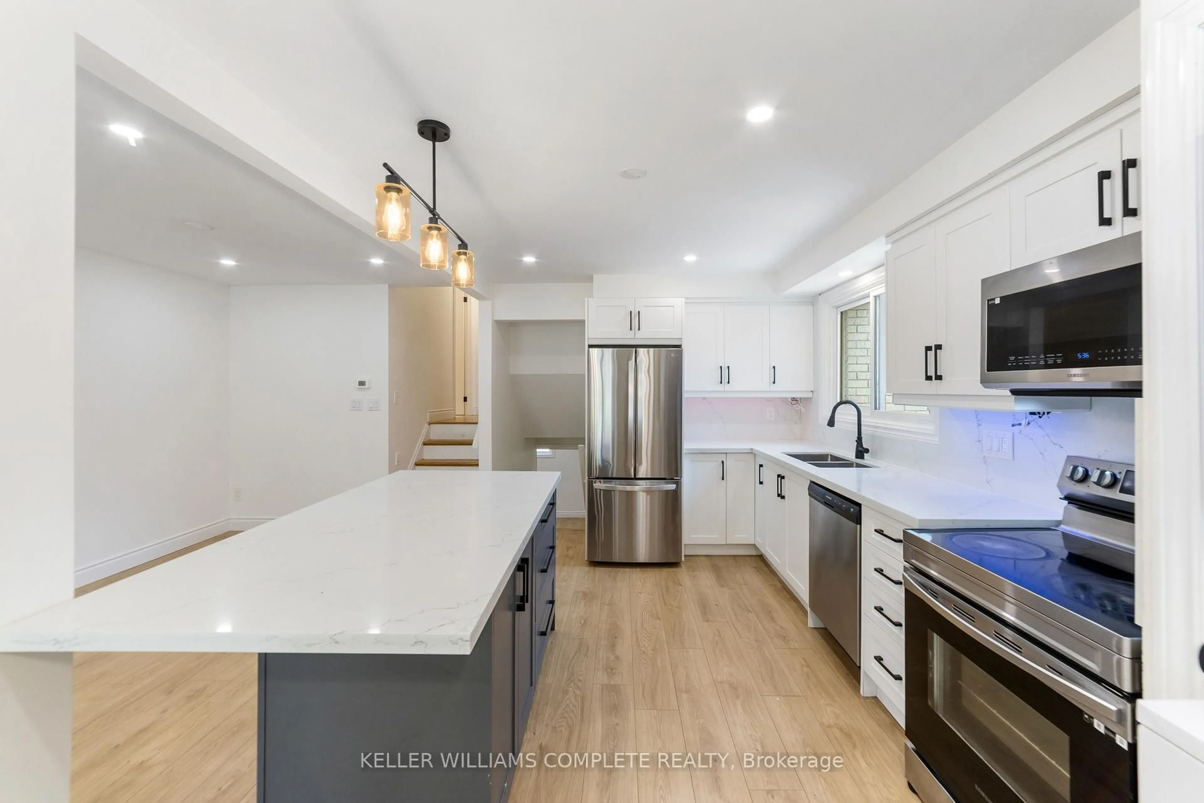 Open concept kitchen, unknown for 9 Piper Pl, Hamilton Ontario L9C 6X5
