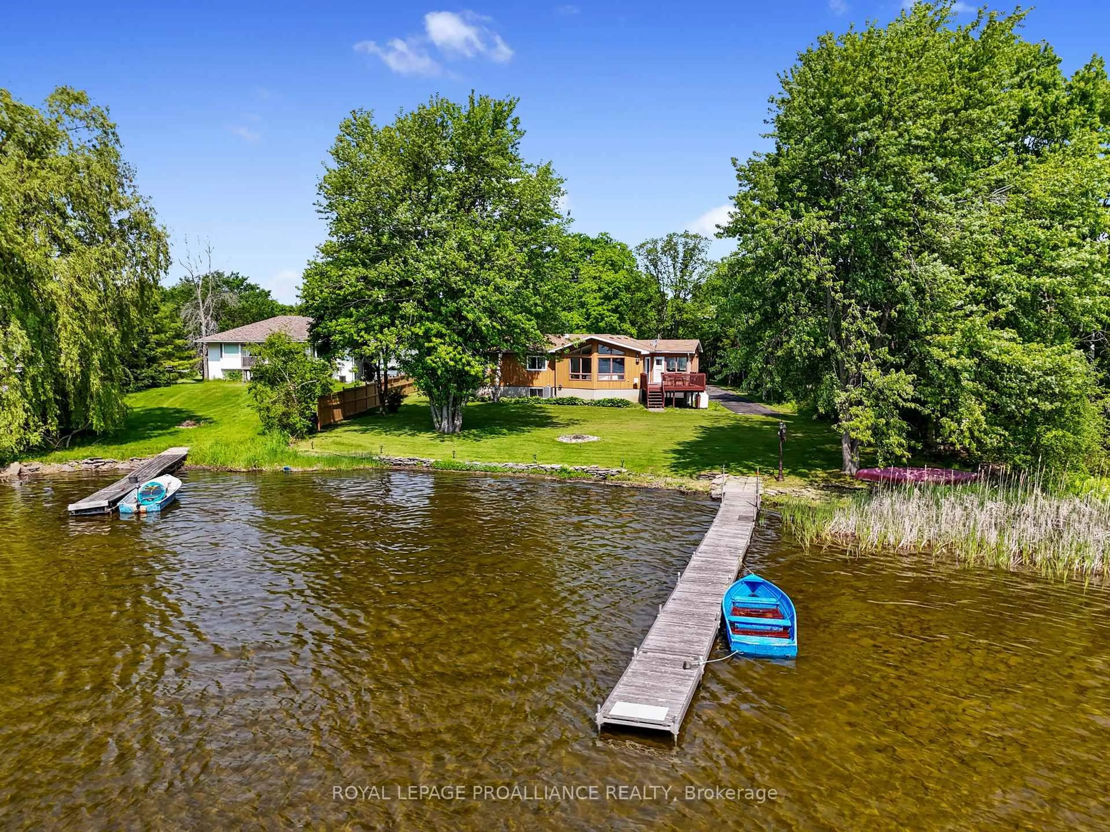 A pic from outside/outdoor area/front of a property/back of a property/a pic from drone, water/lake/river/ocean view for 269 Hillside Dr, Trent Hills Ontario K0L 1L0