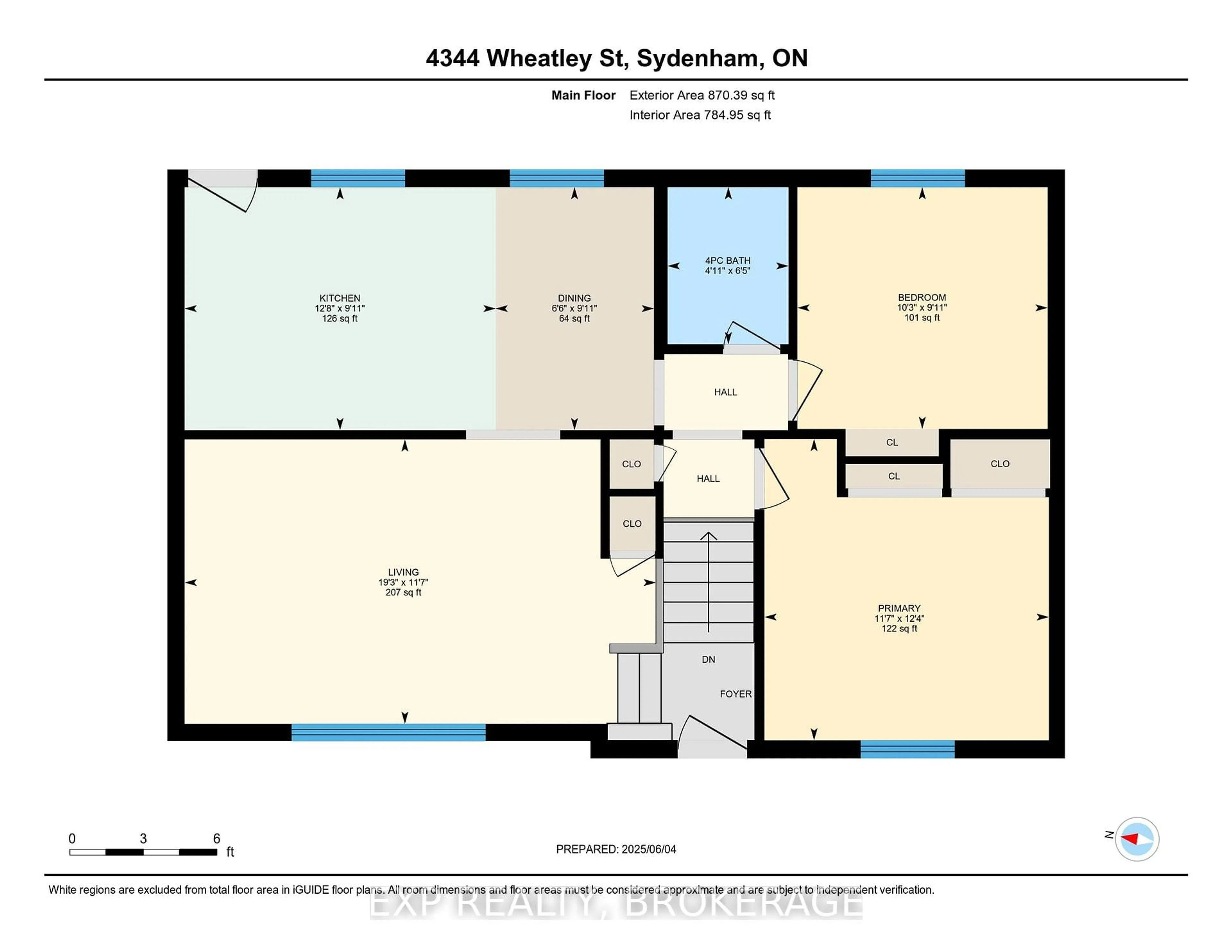 Floor plan for 4344 Wheatley St, Sydenham Ontario K0H 2T0