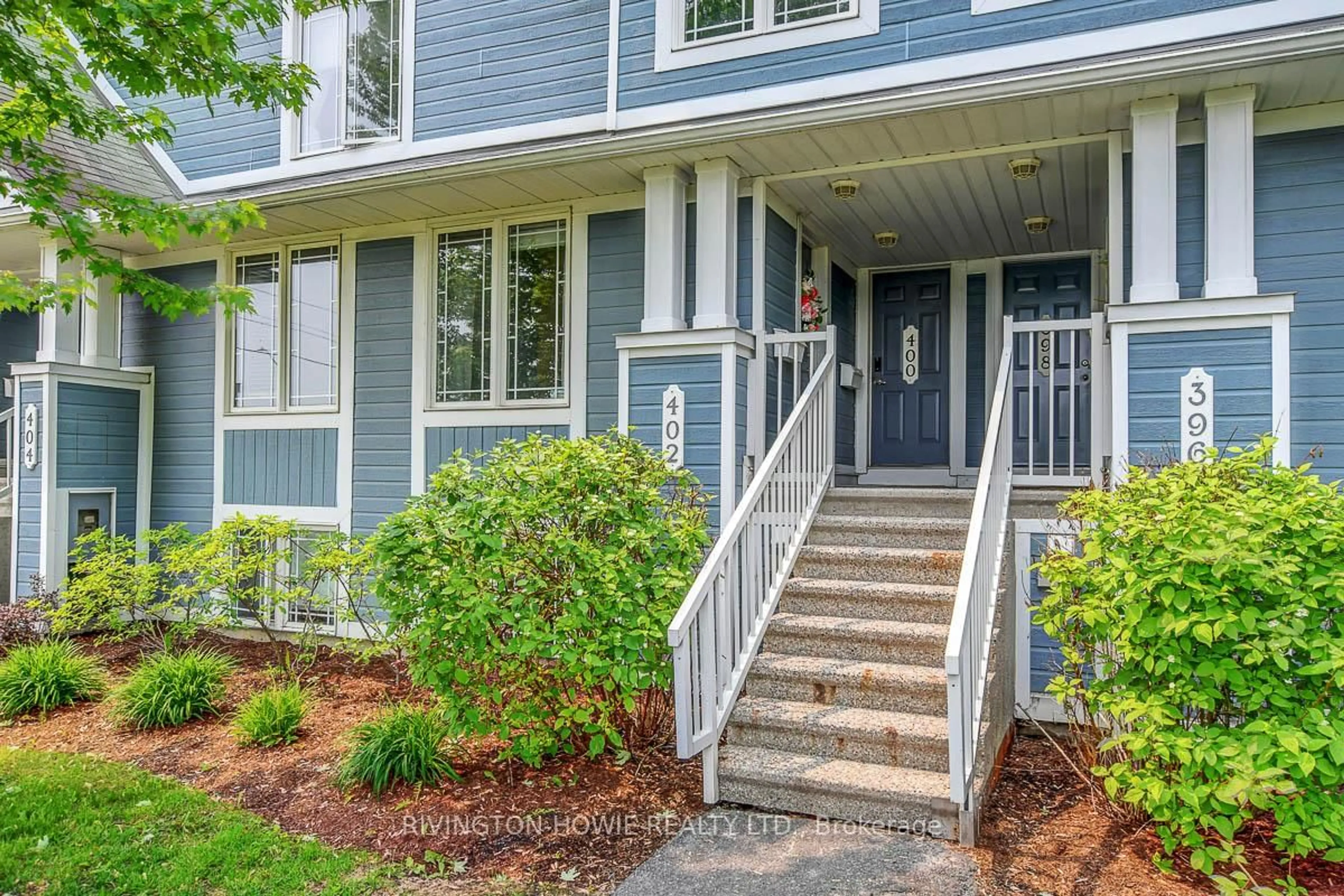 Home with vinyl exterior material, street for 402 Crownridge Dr #30, Kanata Ontario K2M 3A4