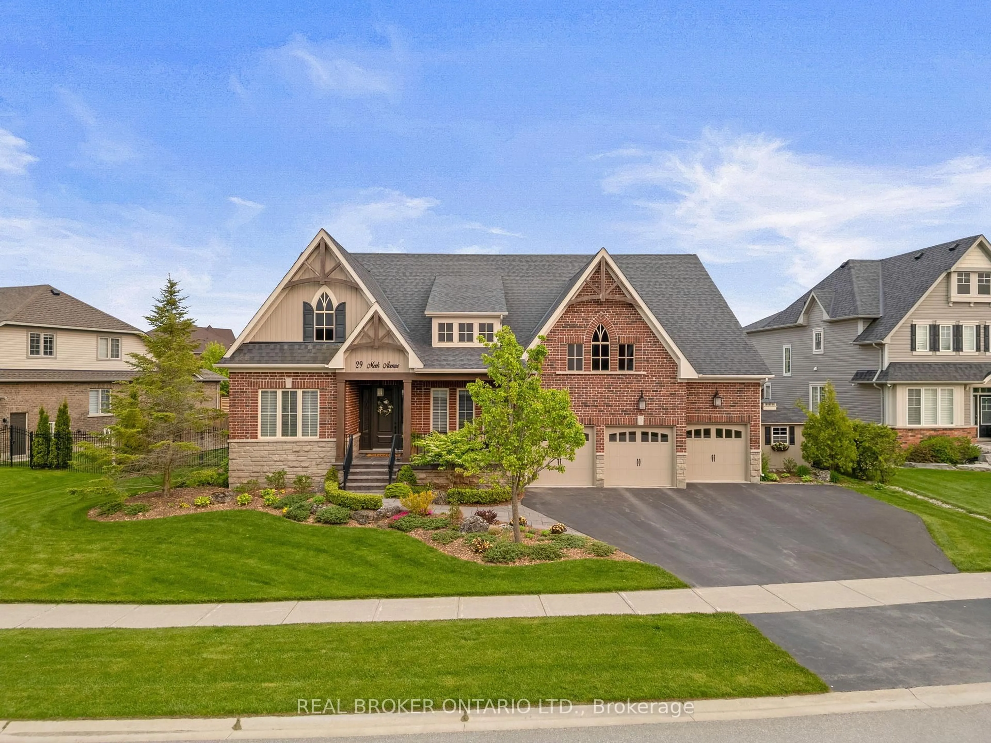 Home with brick exterior material, street for 29 Meek Ave, Mono Ontario L9W 6W8