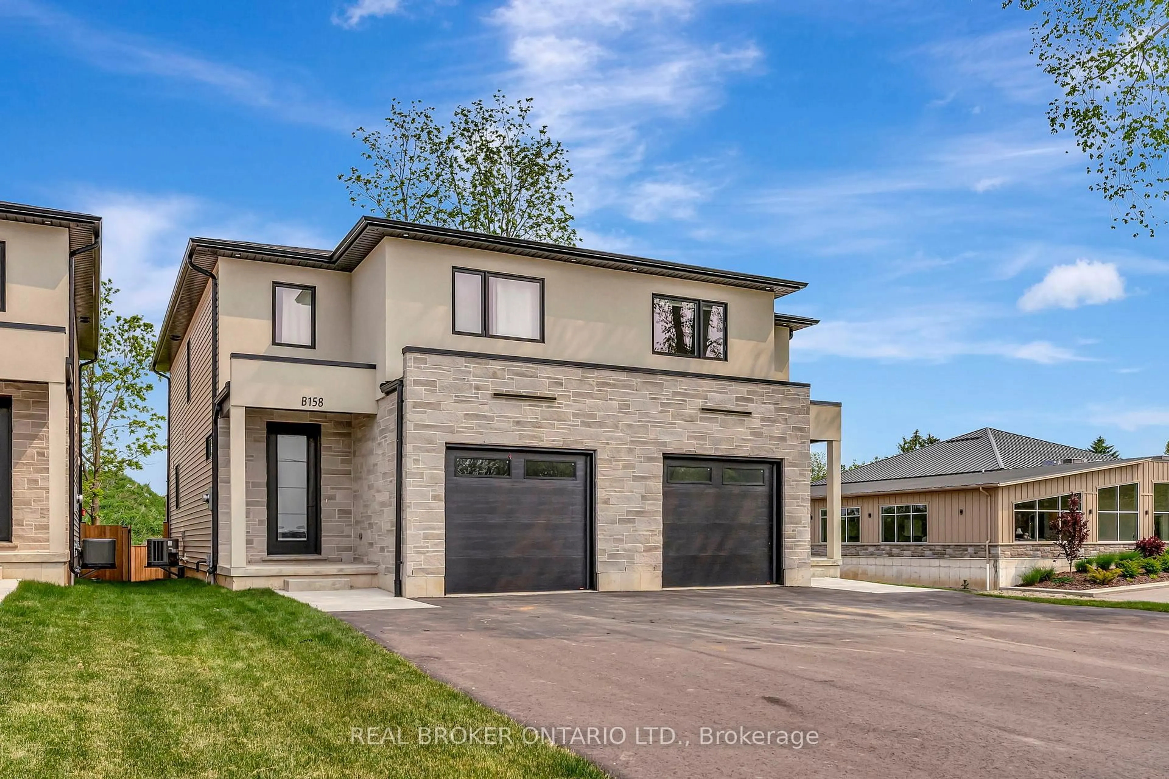 Home with brick exterior material, street for 158A Concession St, Tillsonburg Ontario N4G 4G8