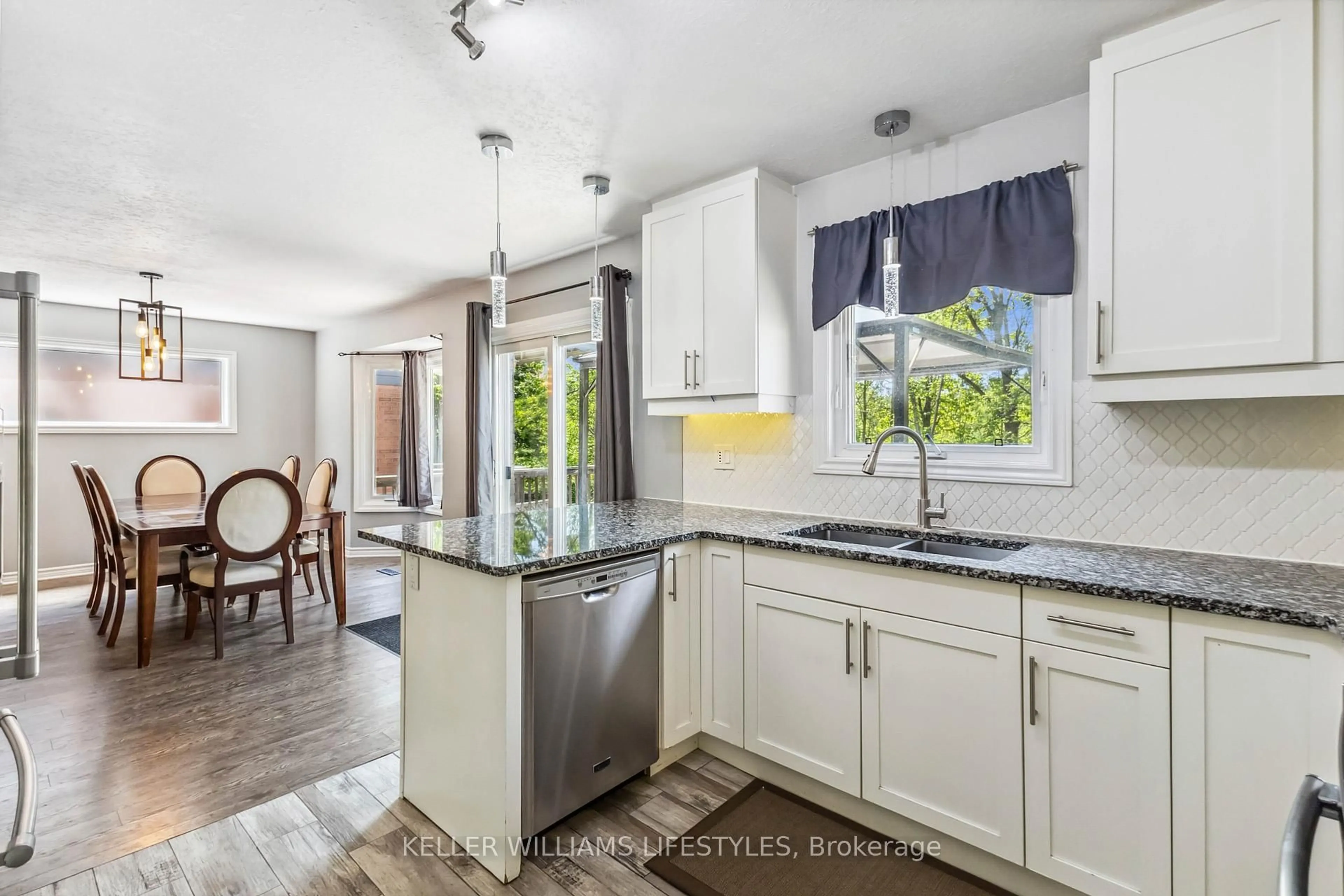 Open concept kitchen, ceramic/tile floor for 27 Millers Rd, London South Ontario N5Z 4N4