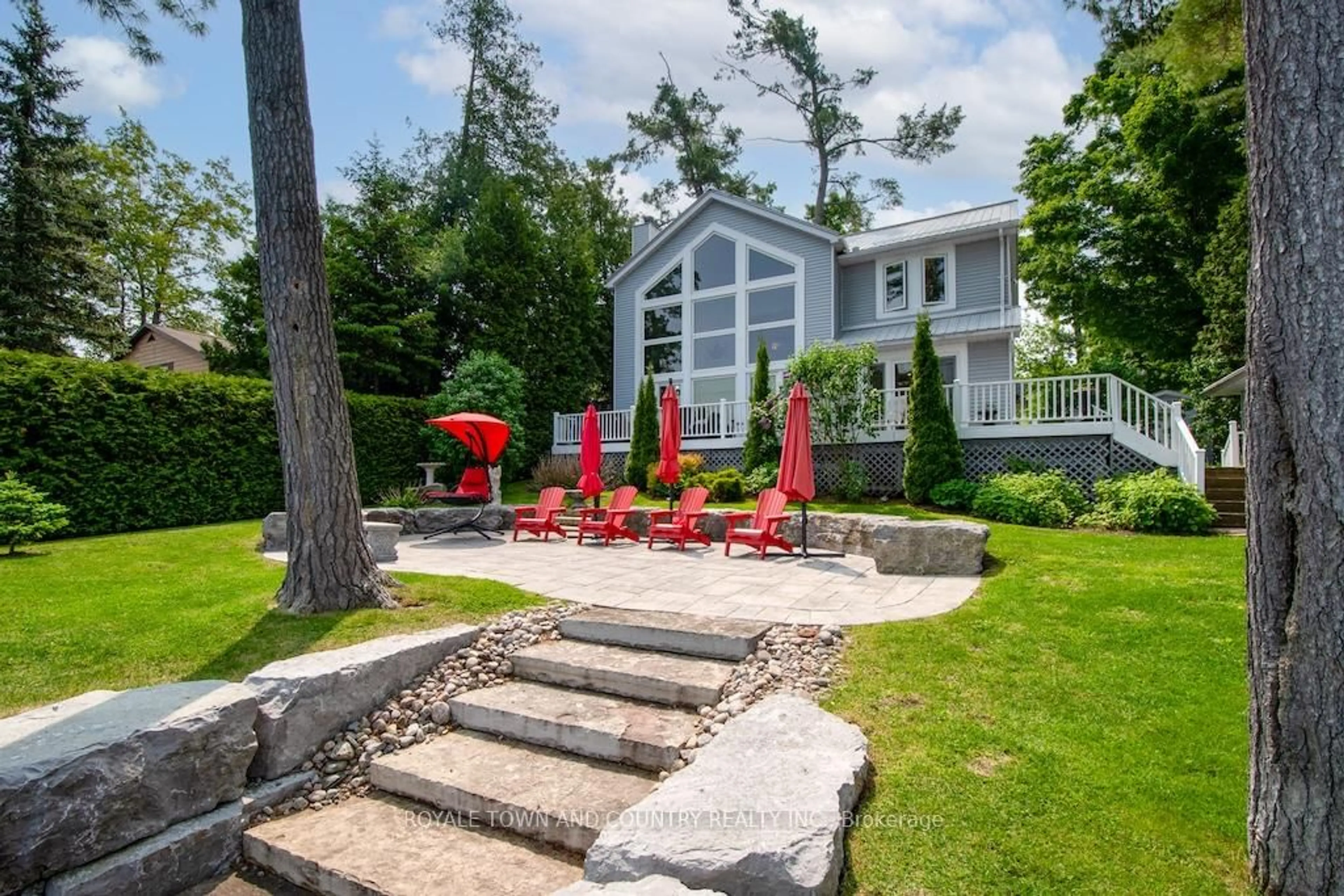 Patio, water/lake/river/ocean view for 24 Goodman Rd, Kawartha Lakes Ontario K0M 1N0