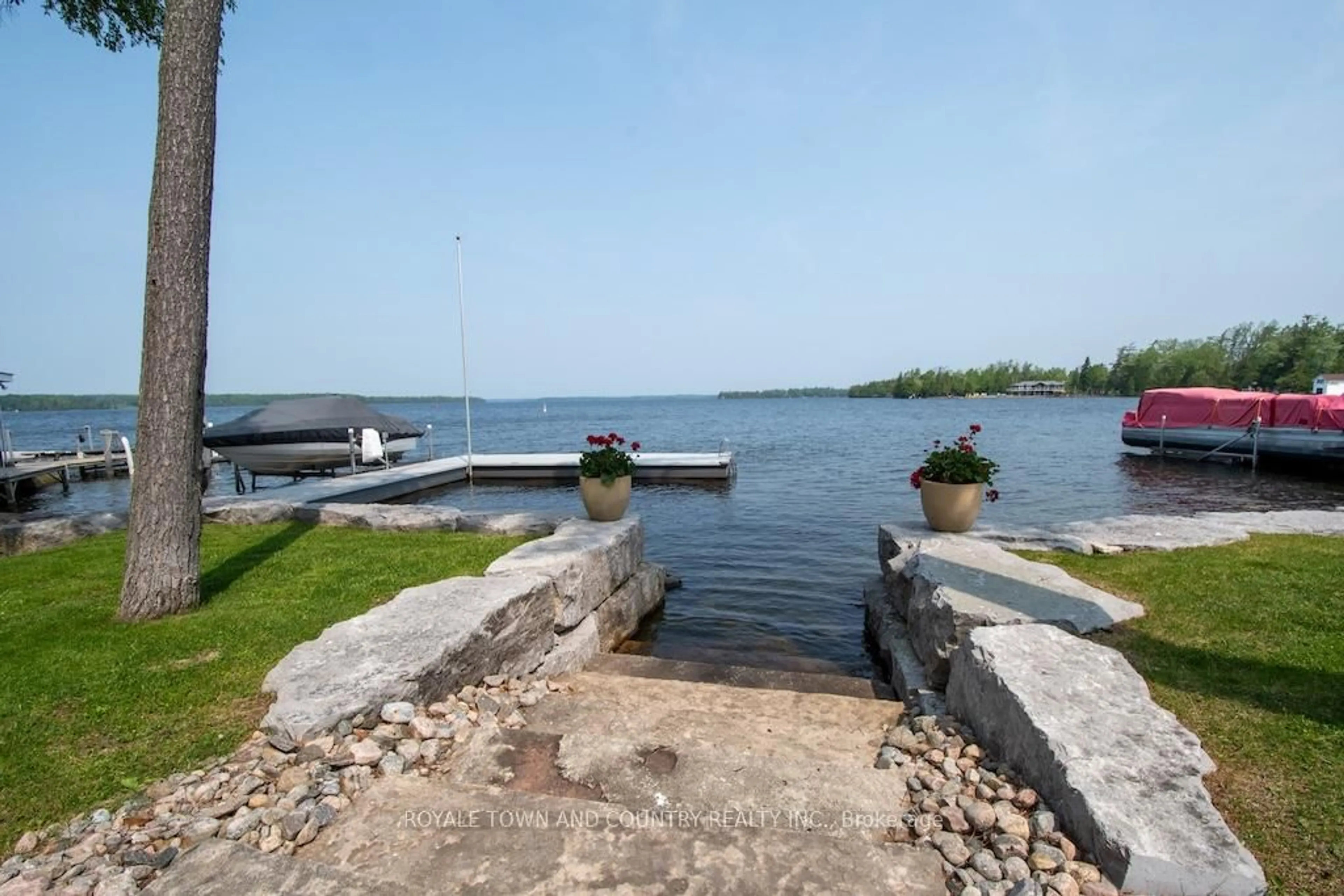 Patio, water/lake/river/ocean view for 24 Goodman Rd, Kawartha Lakes Ontario K0M 1N0