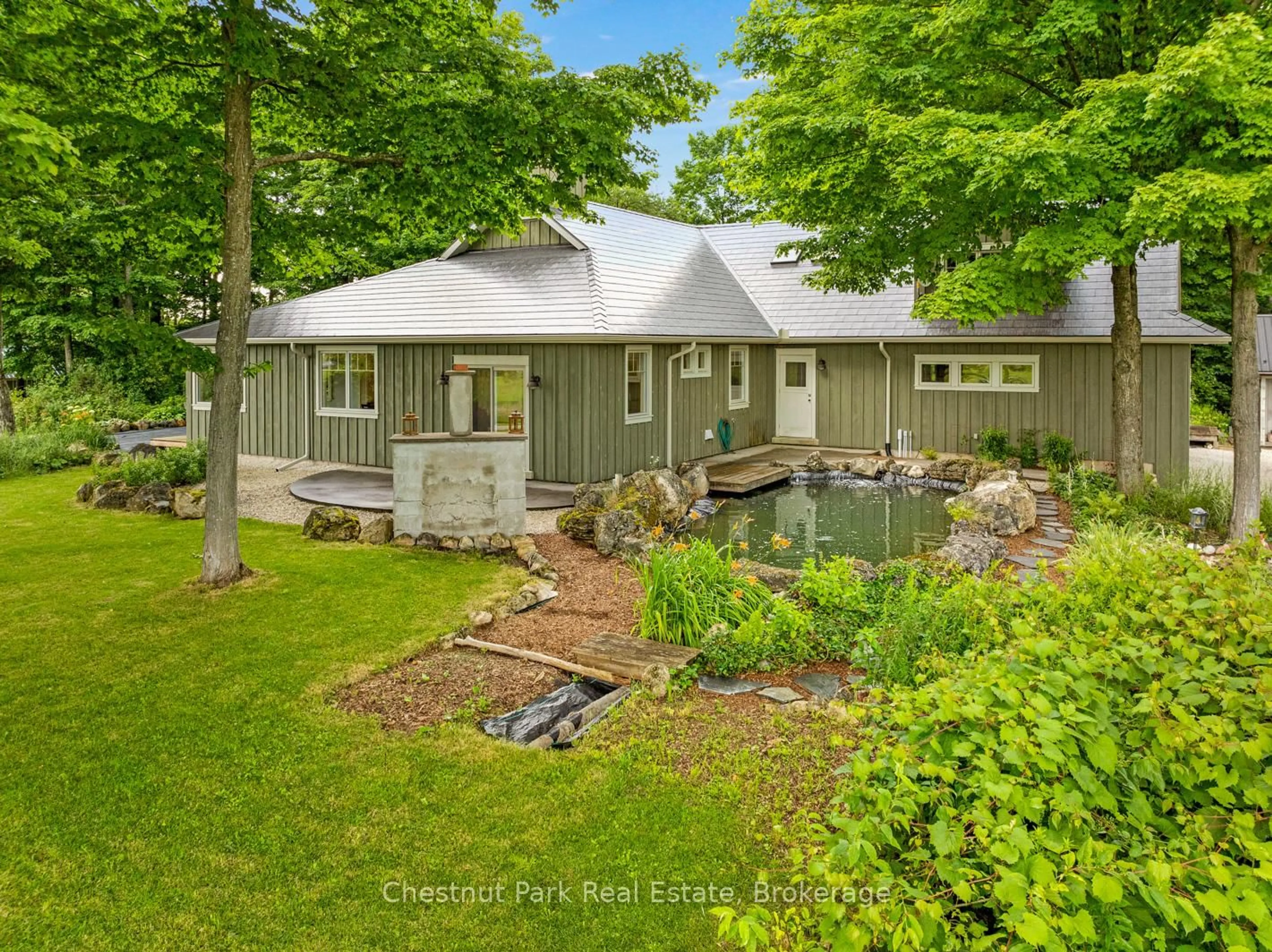 A pic from outside/outdoor area/front of a property/back of a property/a pic from drone, unknown for 468147 12th Concession B, Grey Highlands Ontario N0C 1C0