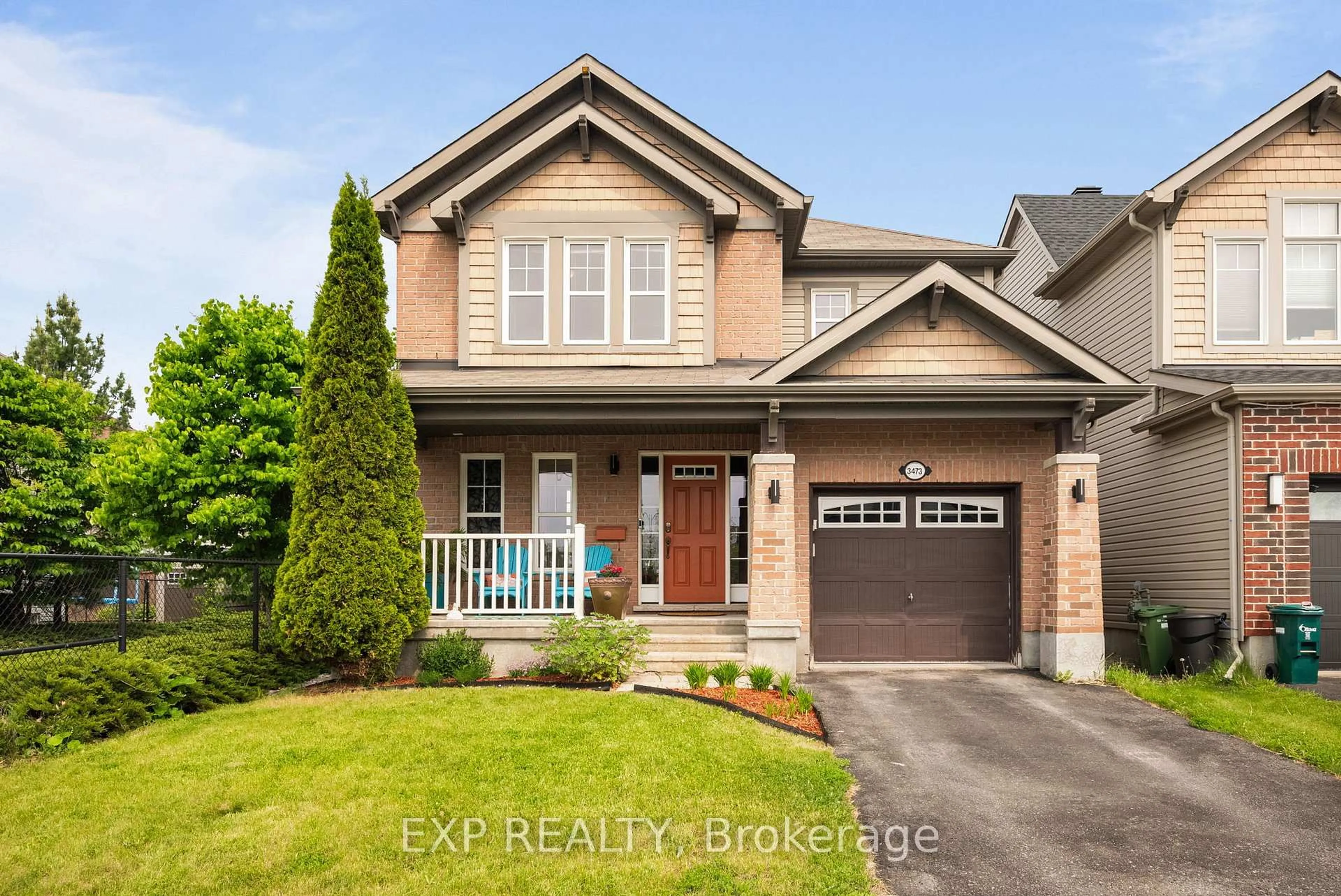 Home with brick exterior material, street for 3473 River Run Ave, Ottawa Ontario K2J 0R8