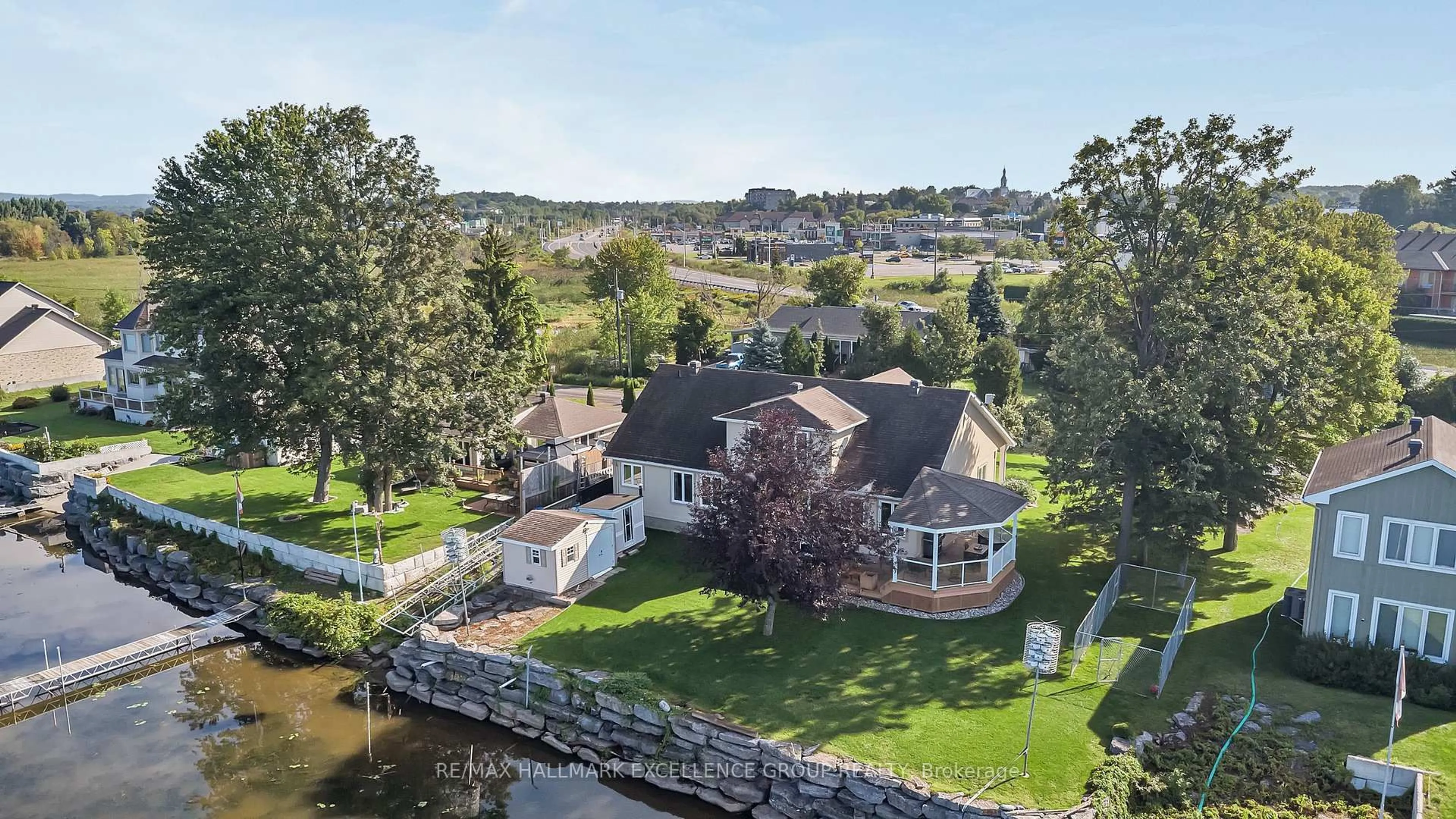 A pic from outside/outdoor area/front of a property/back of a property/a pic from drone, water/lake/river/ocean view for 300 Voisine Rd, Clarence-Rockland Ontario K4K 1A1