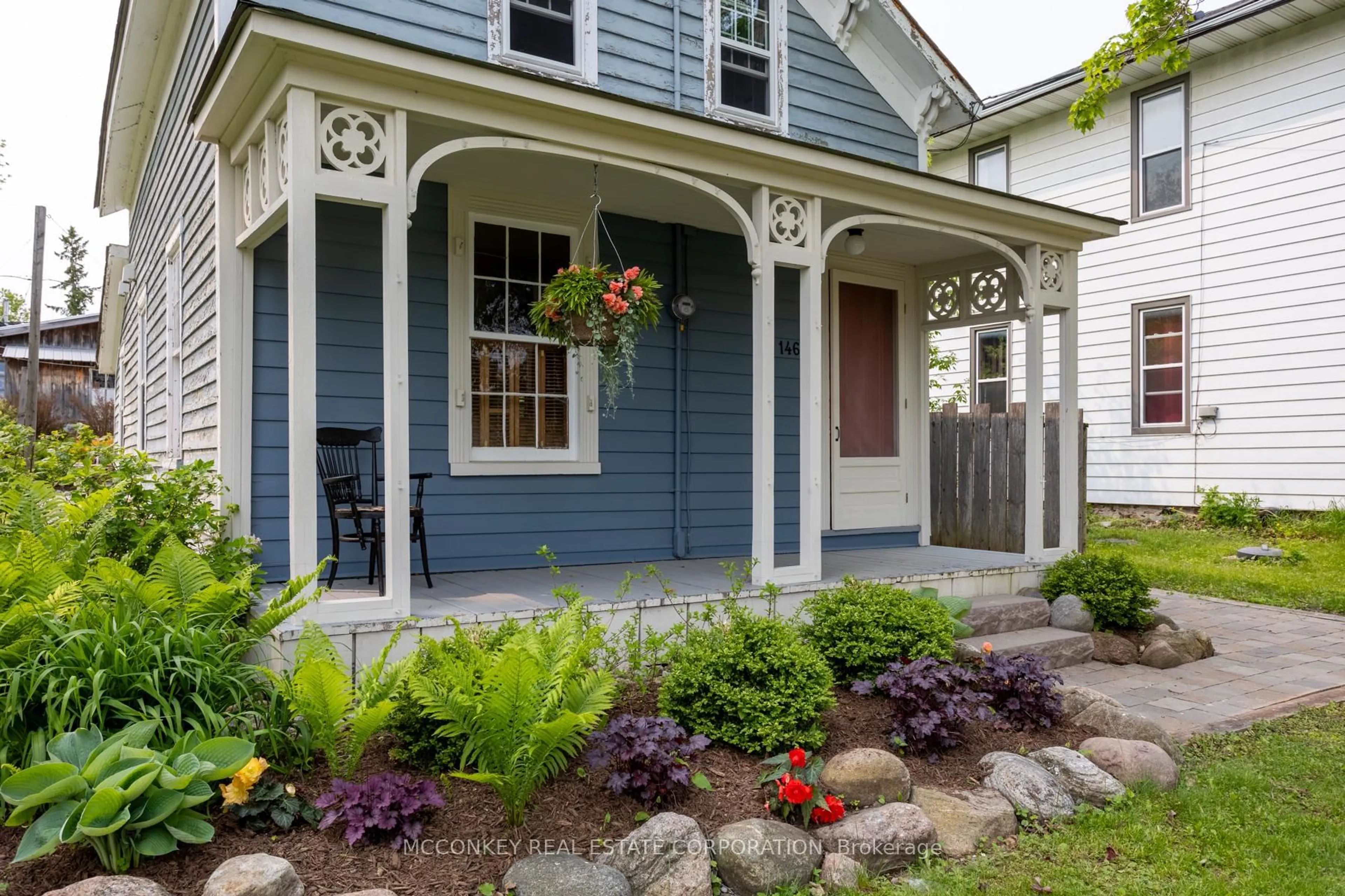 Home with vinyl exterior material, street for 1464 HWY 7A, Kawartha Lakes Ontario L0A 1A0