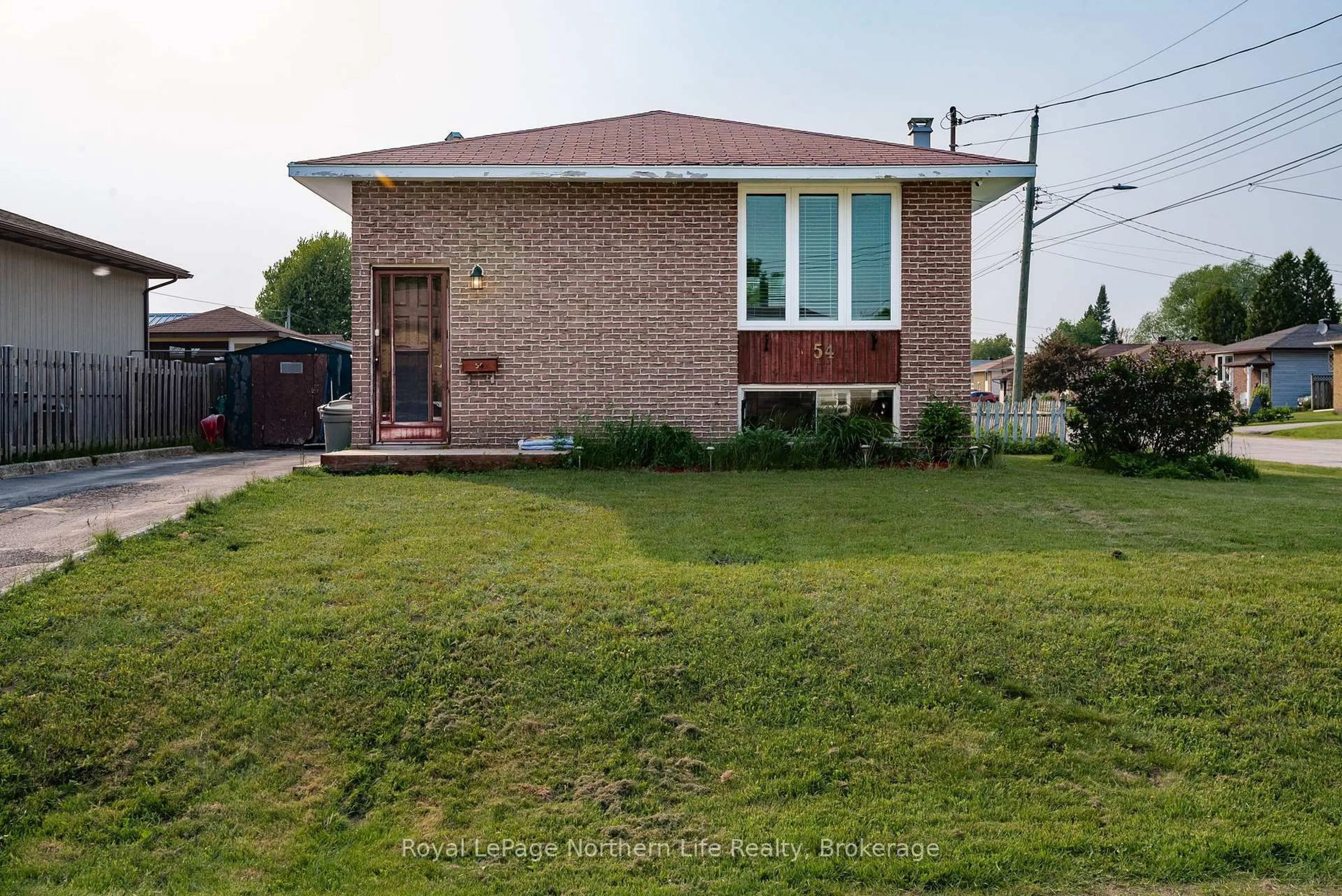 Home with brick exterior material, street for 54 Van Horne Cres, North Bay Ontario P1A 1G3