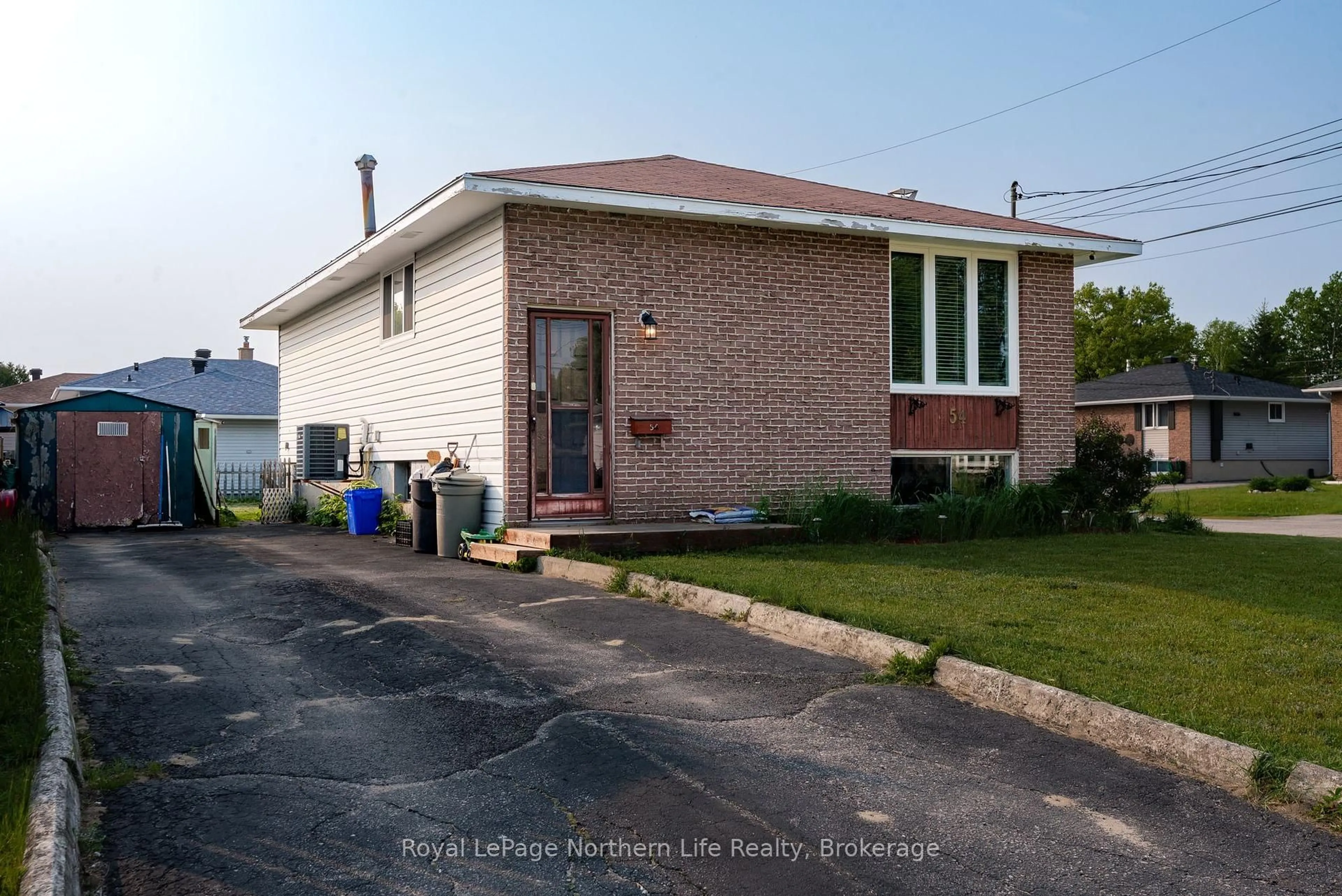 Home with brick exterior material, street for 54 Van Horne Cres, North Bay Ontario P1A 1G3