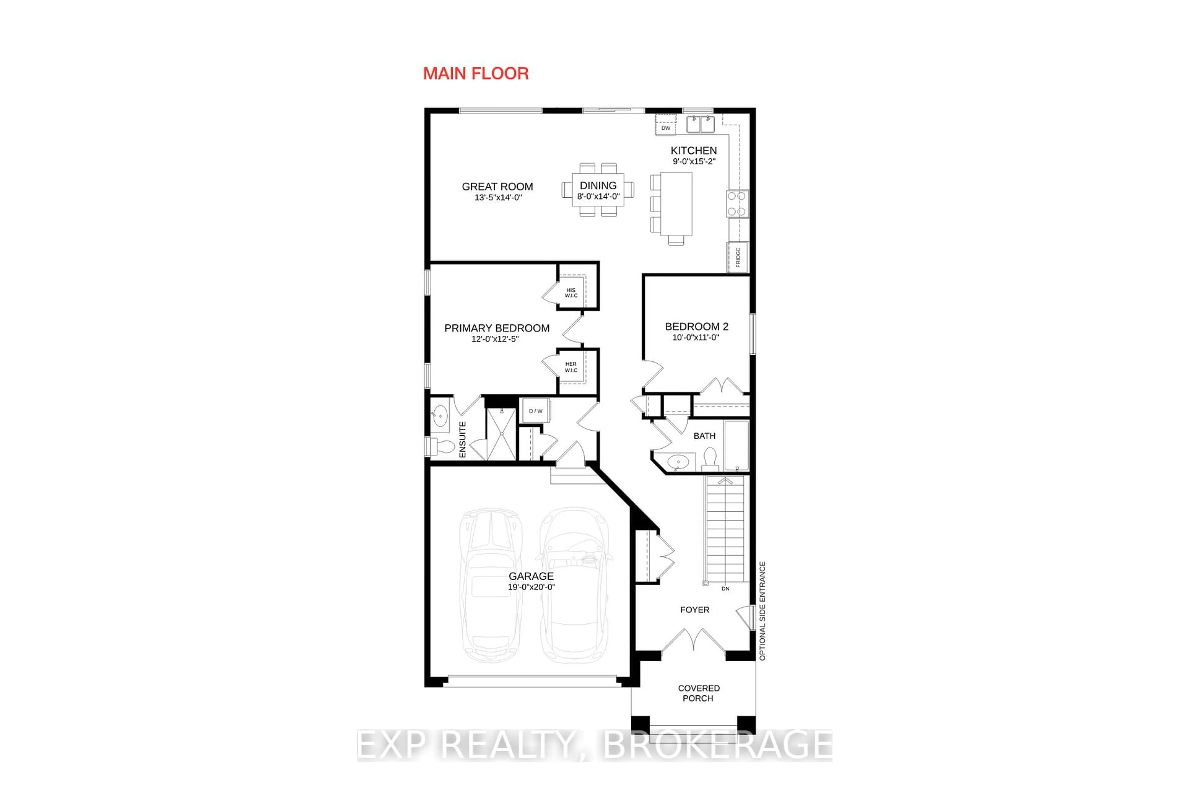 Floor plan for 26 WESTFIELD Dr, Loyalist Ontario K7N 0C6