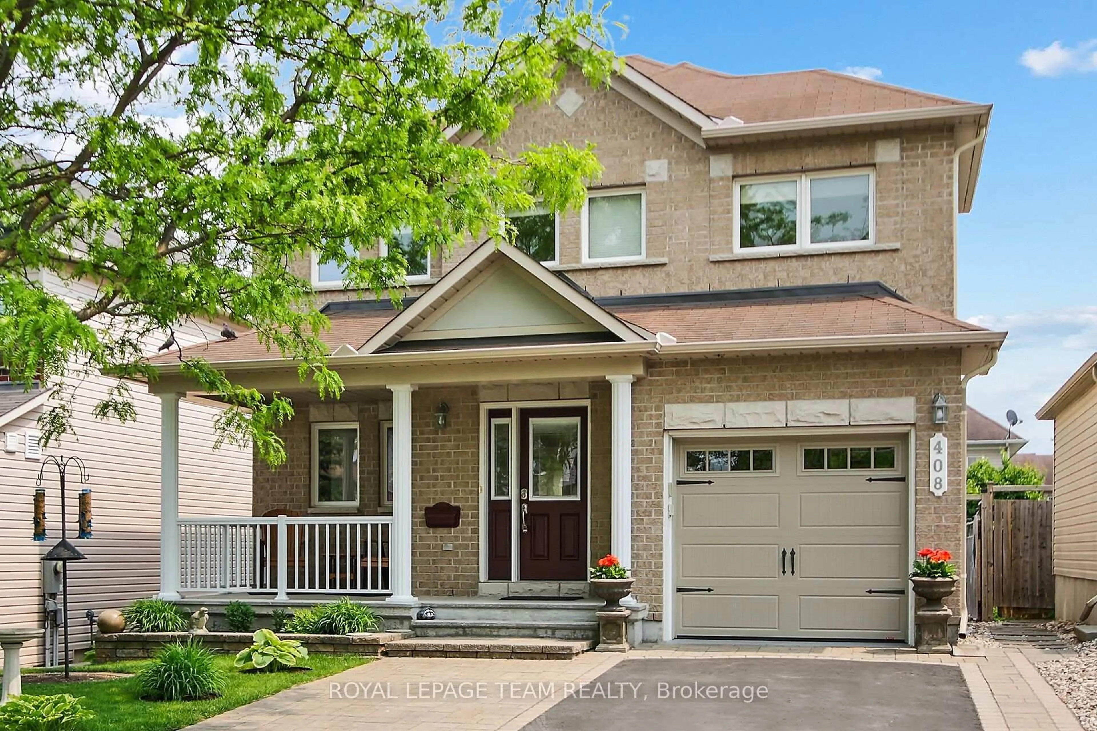 Home with brick exterior material, street for 408 Abbeydale Circ, Ottawa Ontario K2K 0E8