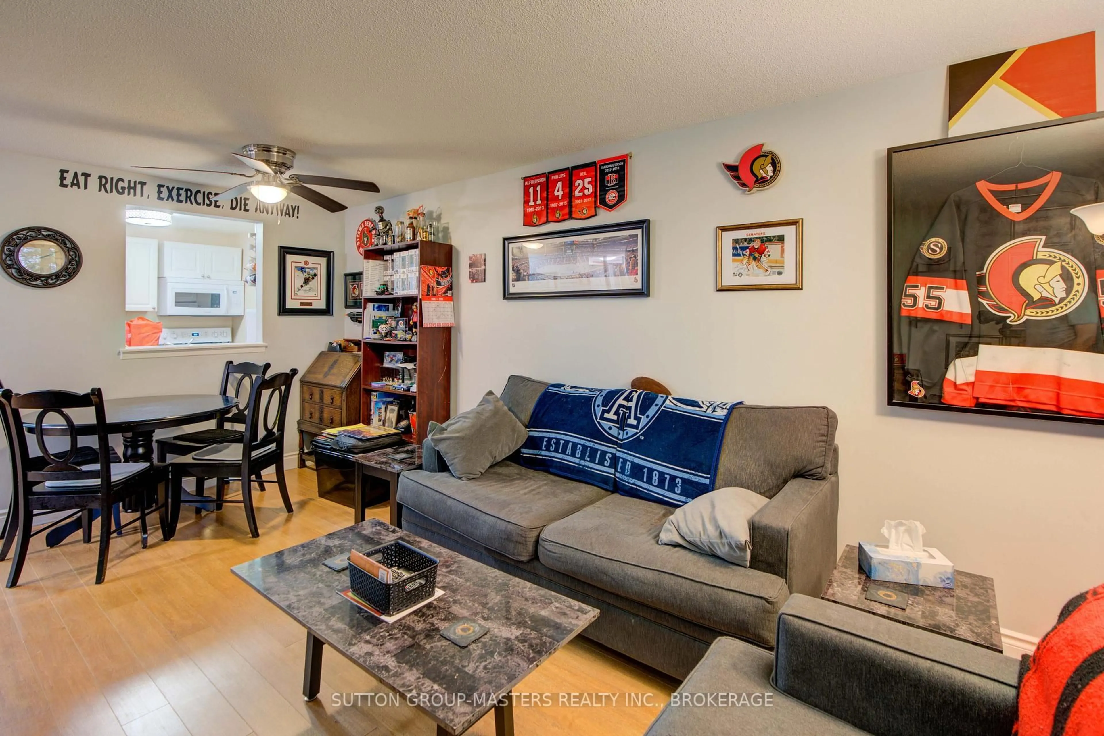 Living room with furniture, unknown for 580 Armstrong Rd, Kingston Ontario K7M 8M3
