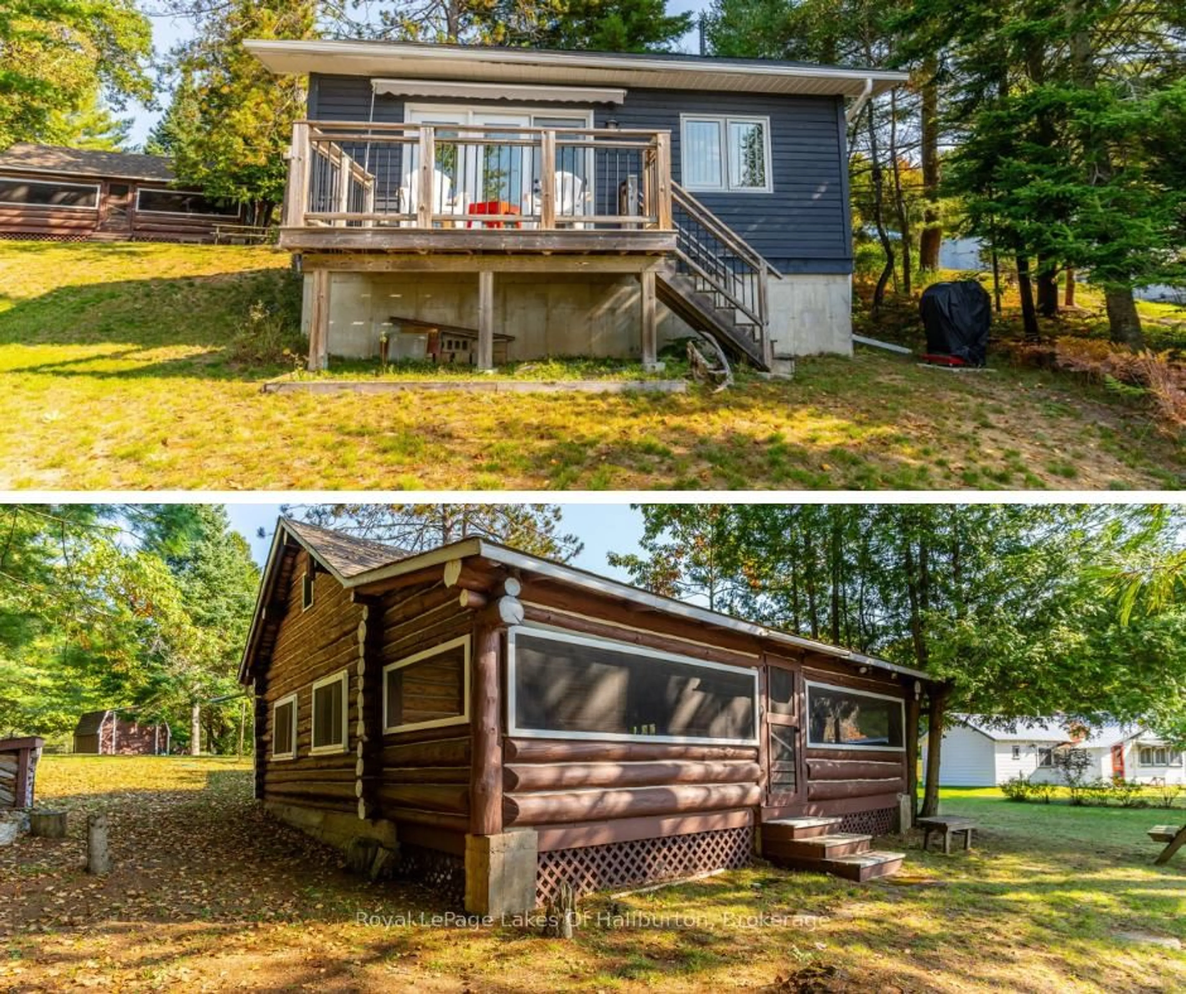 Home with vinyl exterior material, water/lake/river/ocean view for 1070 Frank's Lane, Algonquin Highlands Ontario K0M 1S0