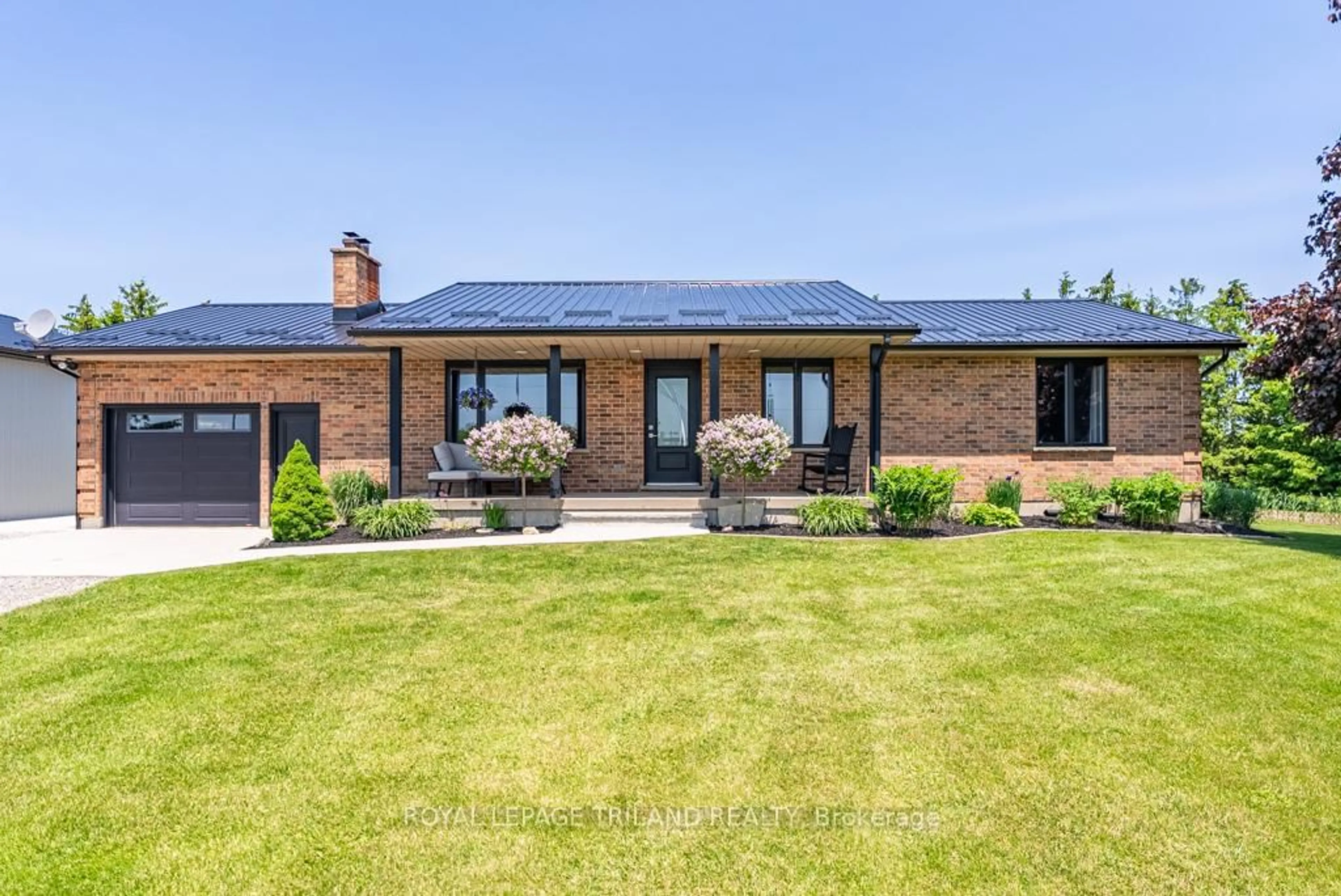 Home with brick exterior material, street for 42420 Ron McNeil Line, Central Elgin Ontario N5P 3T1
