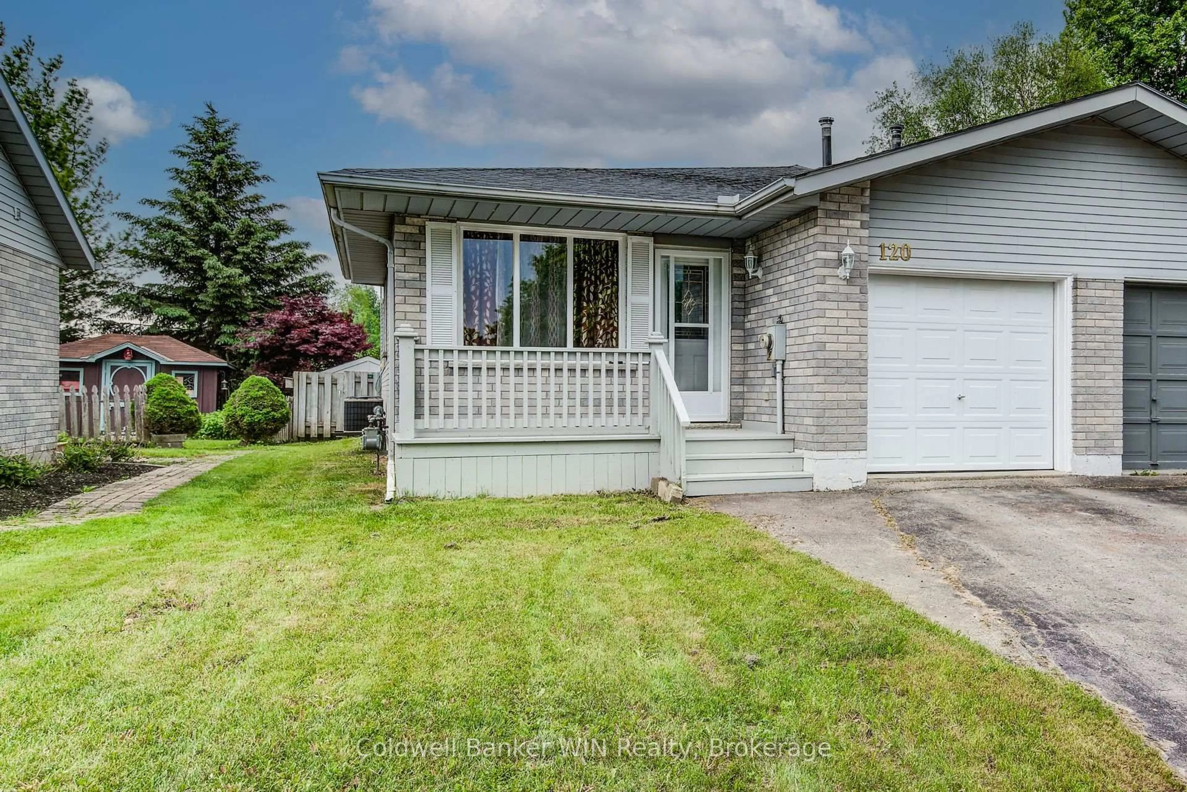 Home with vinyl exterior material, street for 120 MELISSA CRES., Wellington North Ontario N0G 2L3