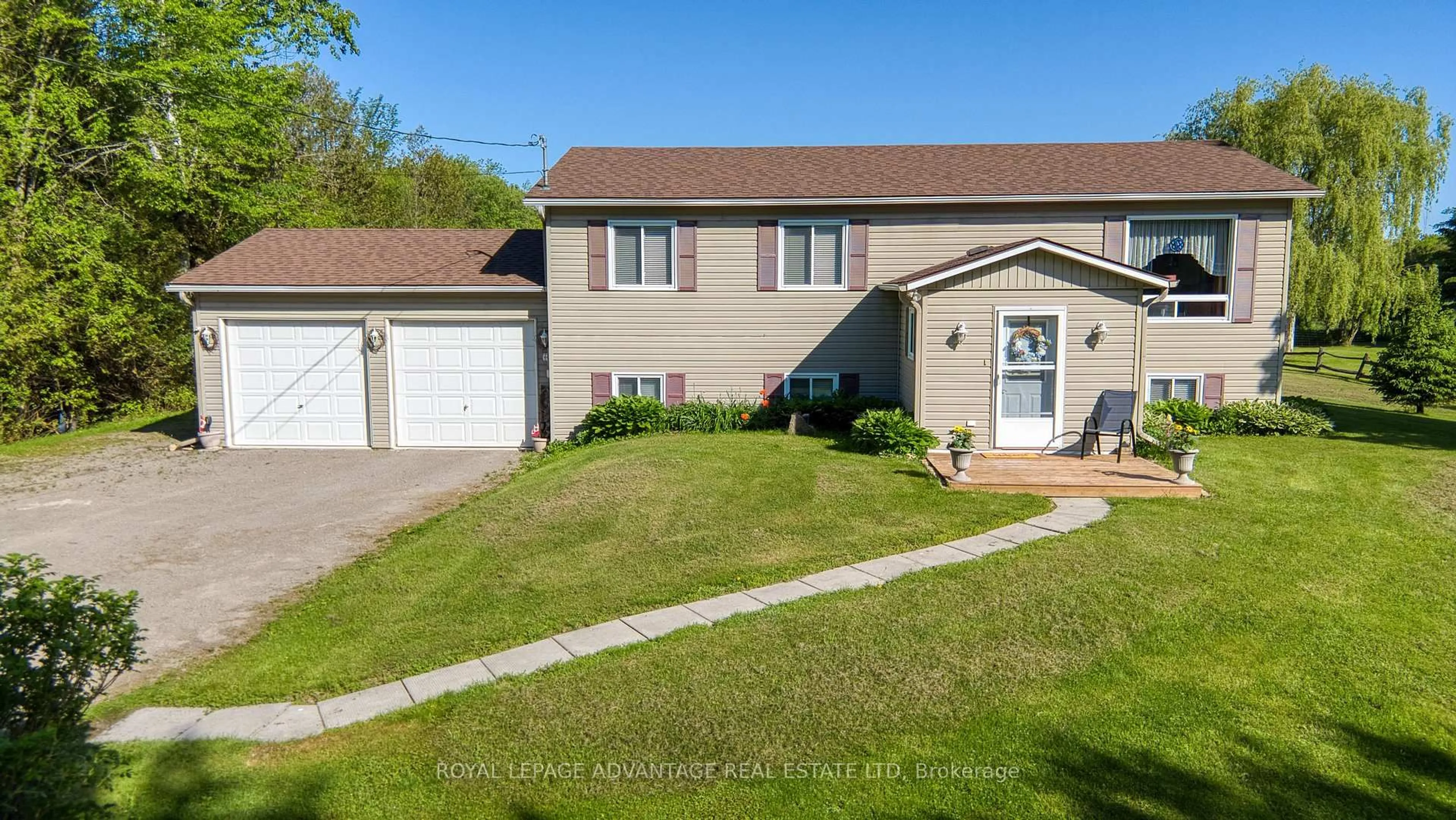 Home with vinyl exterior material, street for 1494 Drummond 6B Concession, Perth Ontario K7H 3C8