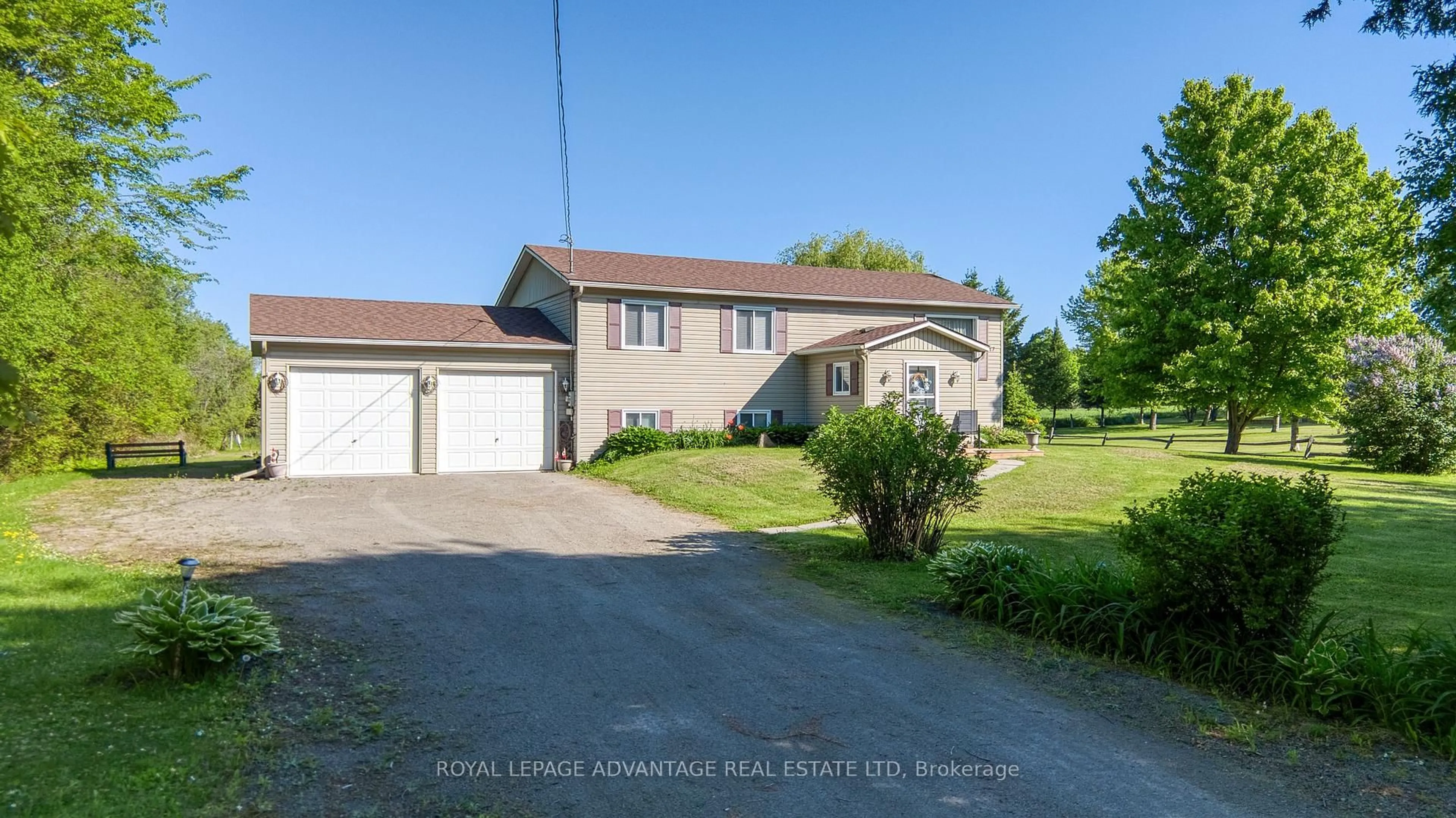 A pic from outside/outdoor area/front of a property/back of a property/a pic from drone, street for 1494 Drummond 6B Concession, Perth Ontario K7H 3C8