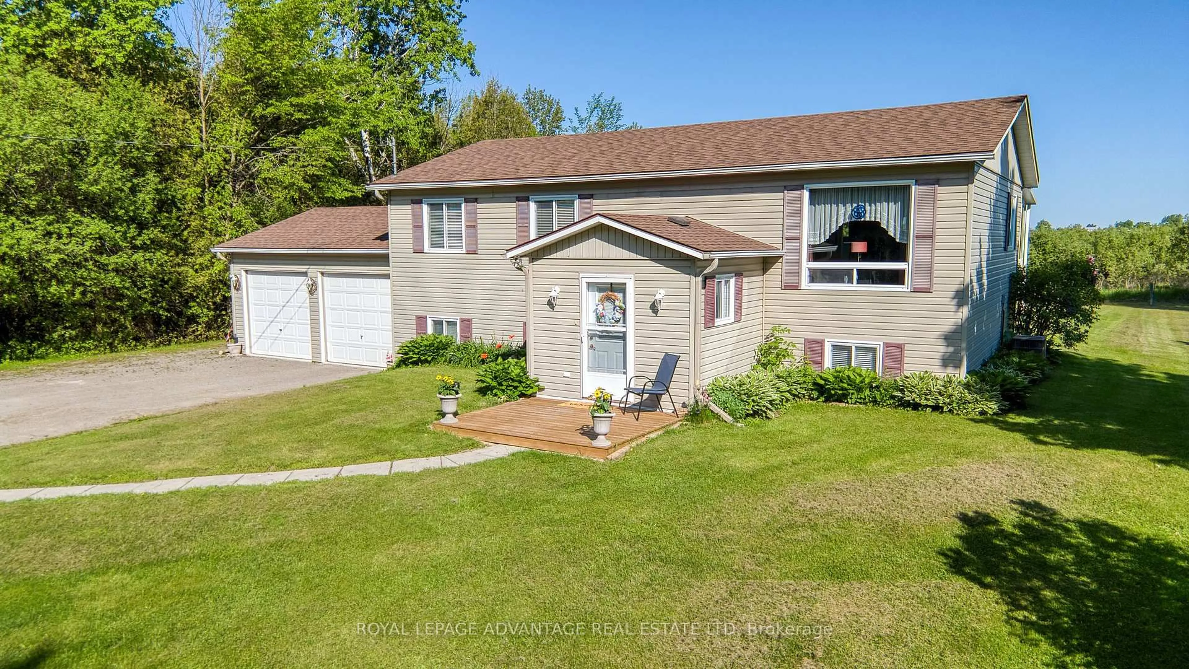 A pic from outside/outdoor area/front of a property/back of a property/a pic from drone, street for 1494 Drummond 6B Concession, Perth Ontario K7H 3C8