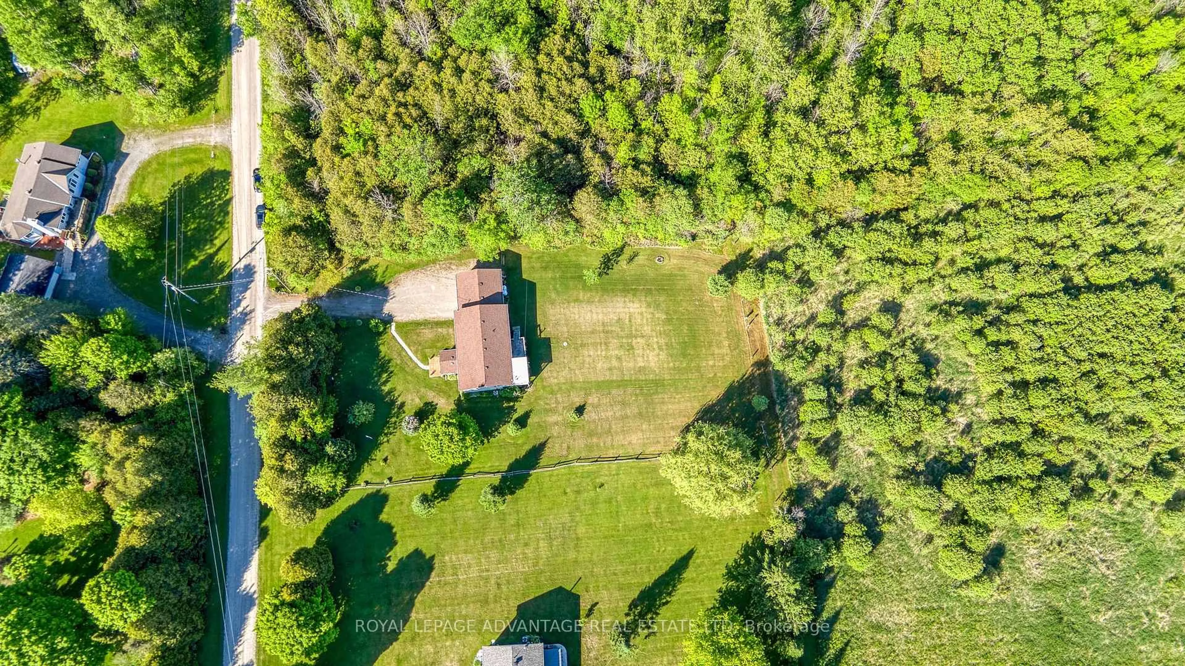 A pic from outside/outdoor area/front of a property/back of a property/a pic from drone, forest/trees view for 1494 Drummond 6B Concession, Perth Ontario K7H 3C8
