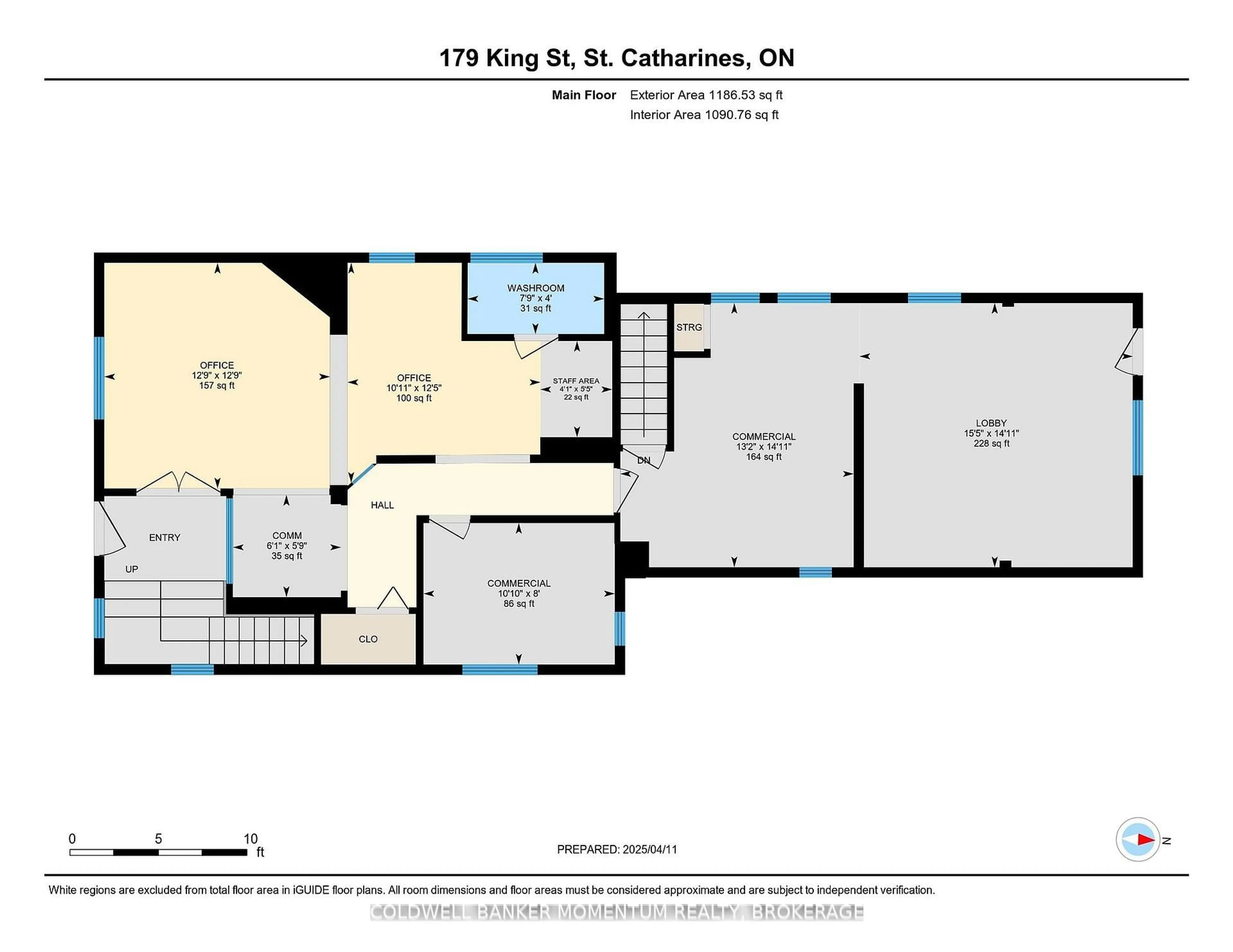 Floor plan for 179 King St, St. Catharines Ontario L2R 3J5