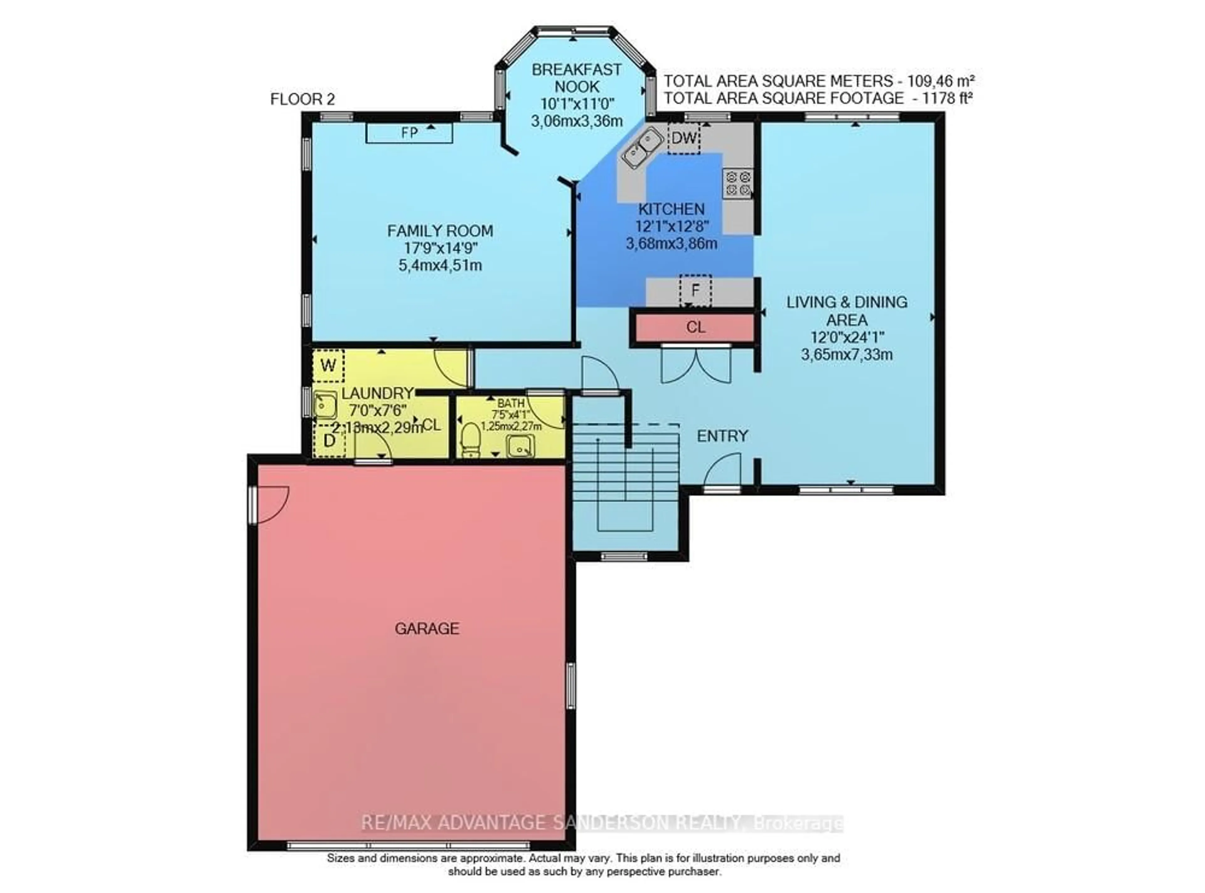 Floor plan for 1400 Rabbitwood Crt, North Middlesex Ontario N0M 1A0