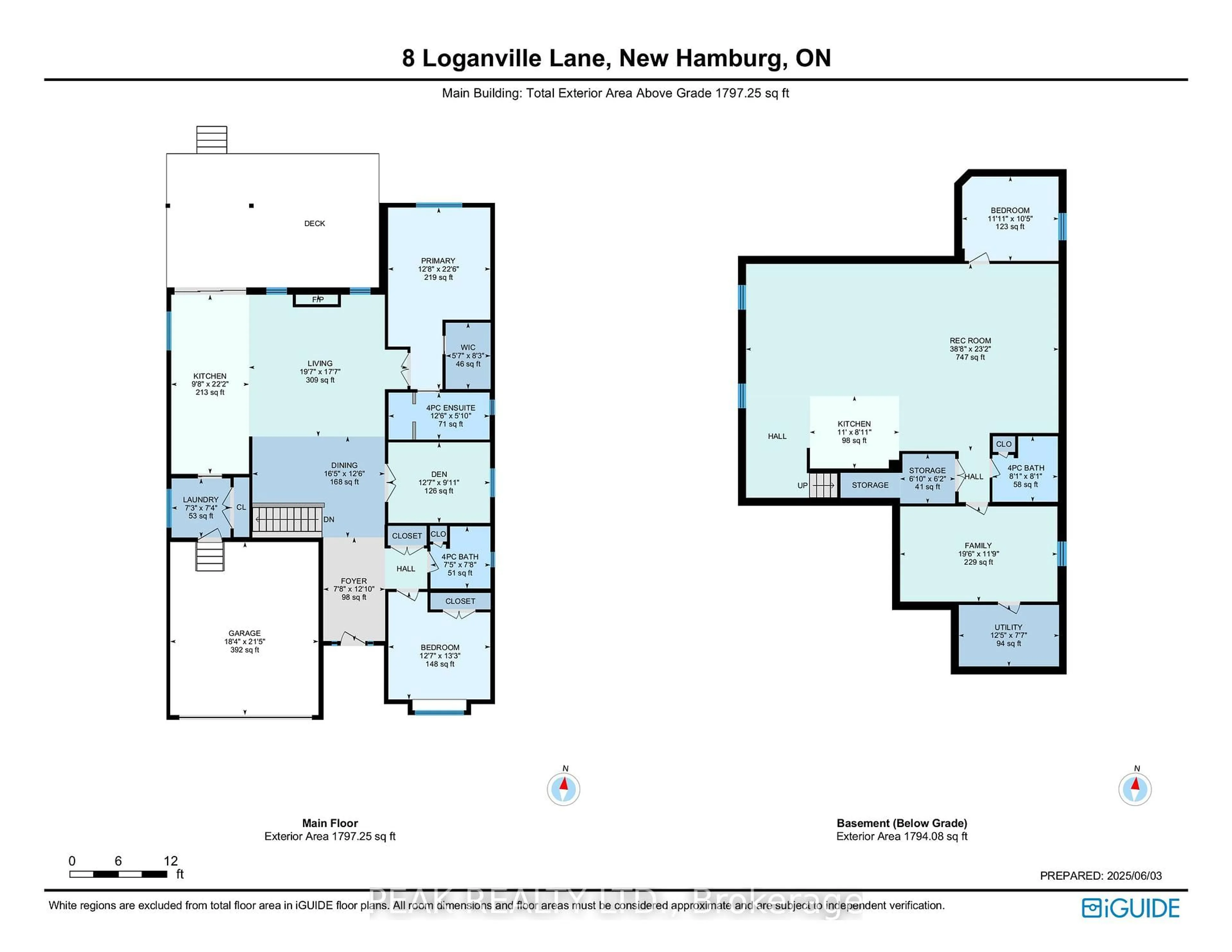 Floor plan for 8 Loganville Lane, Wilmot Ontario N3A 0G2