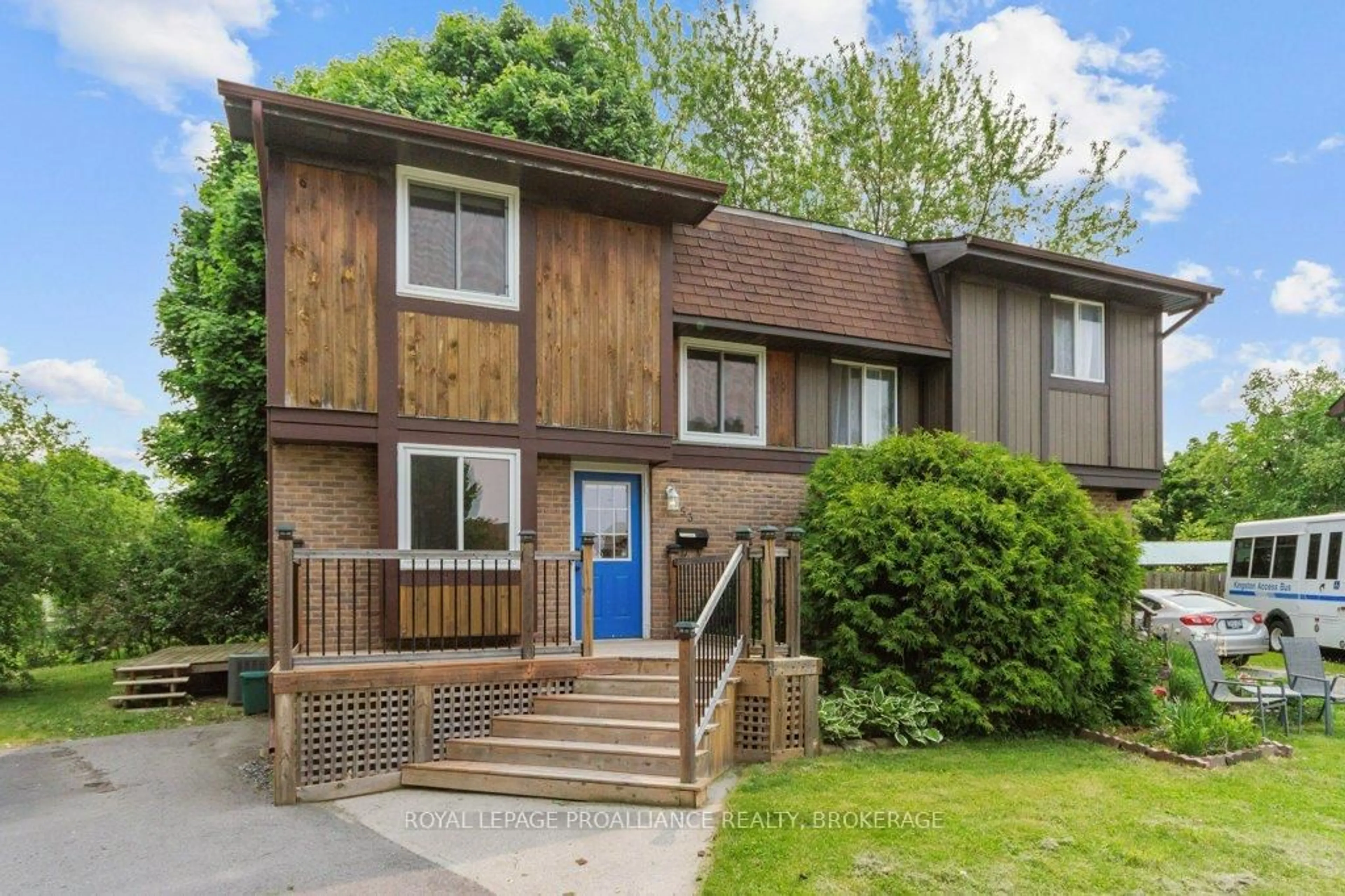 Home with vinyl exterior material, street for 153 Wycliffe Cres, Kingston Ontario K7K 6B3