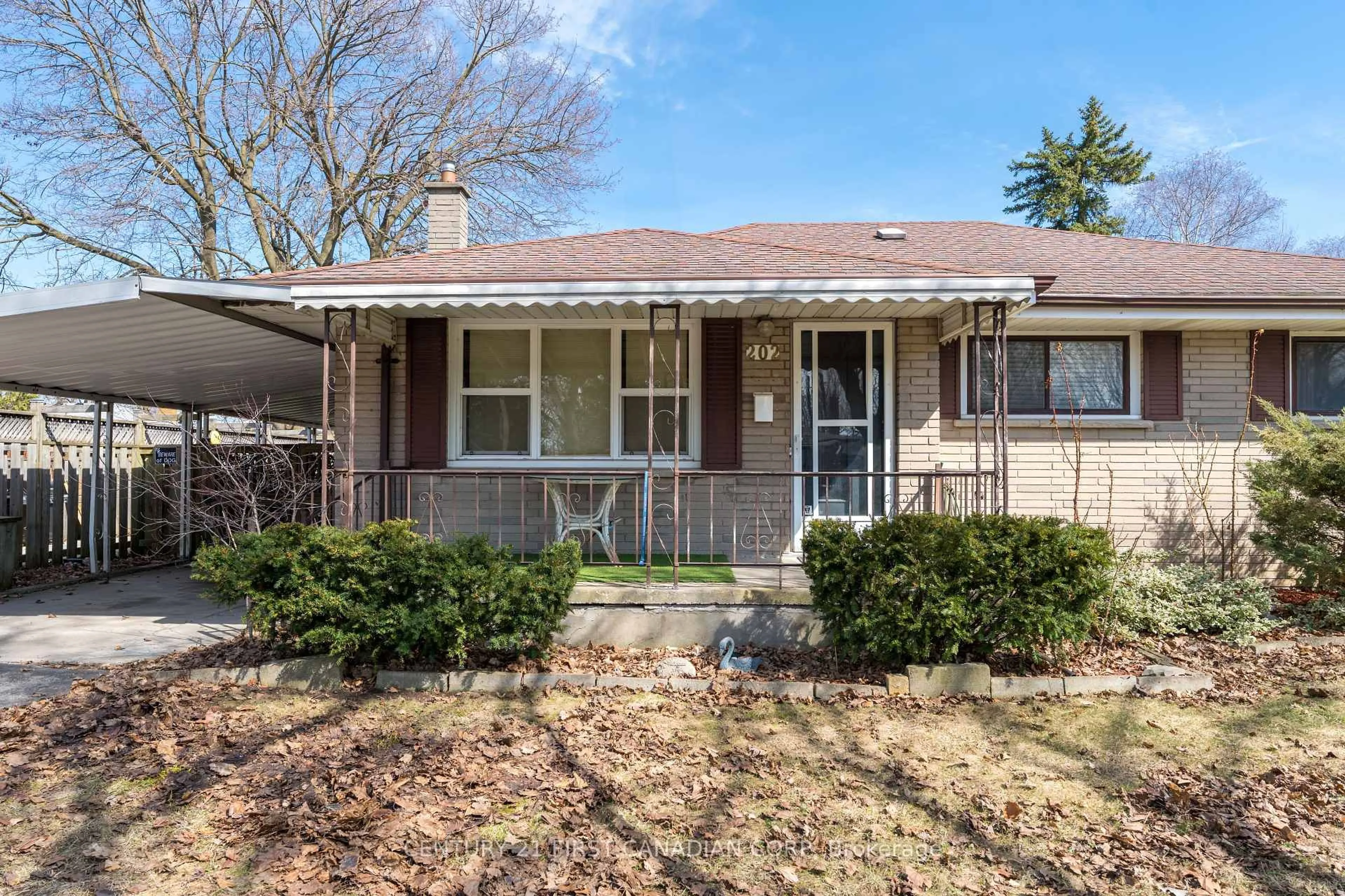 Home with brick exterior material, street for 202 Renfro Cres, London South Ontario N5Z 3B7