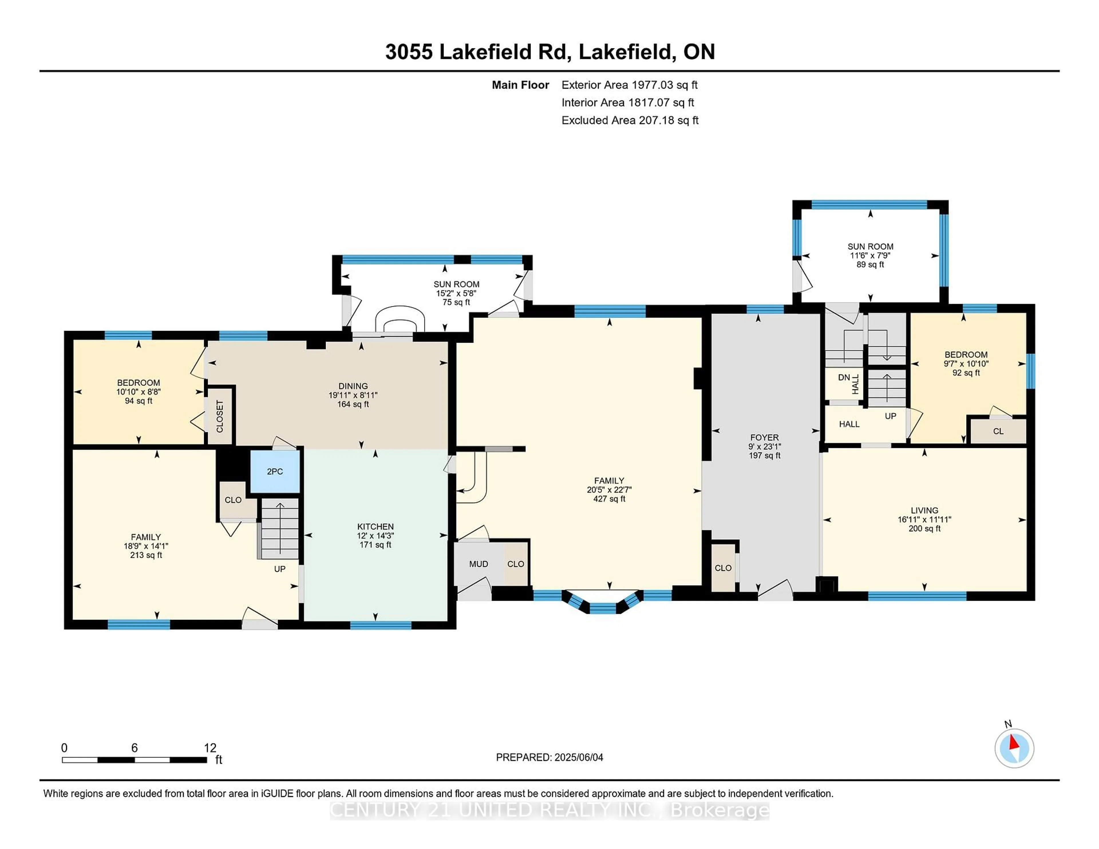 Floor plan for 3055 Lakefield Rd, Selwyn Ontario K9J 6X5