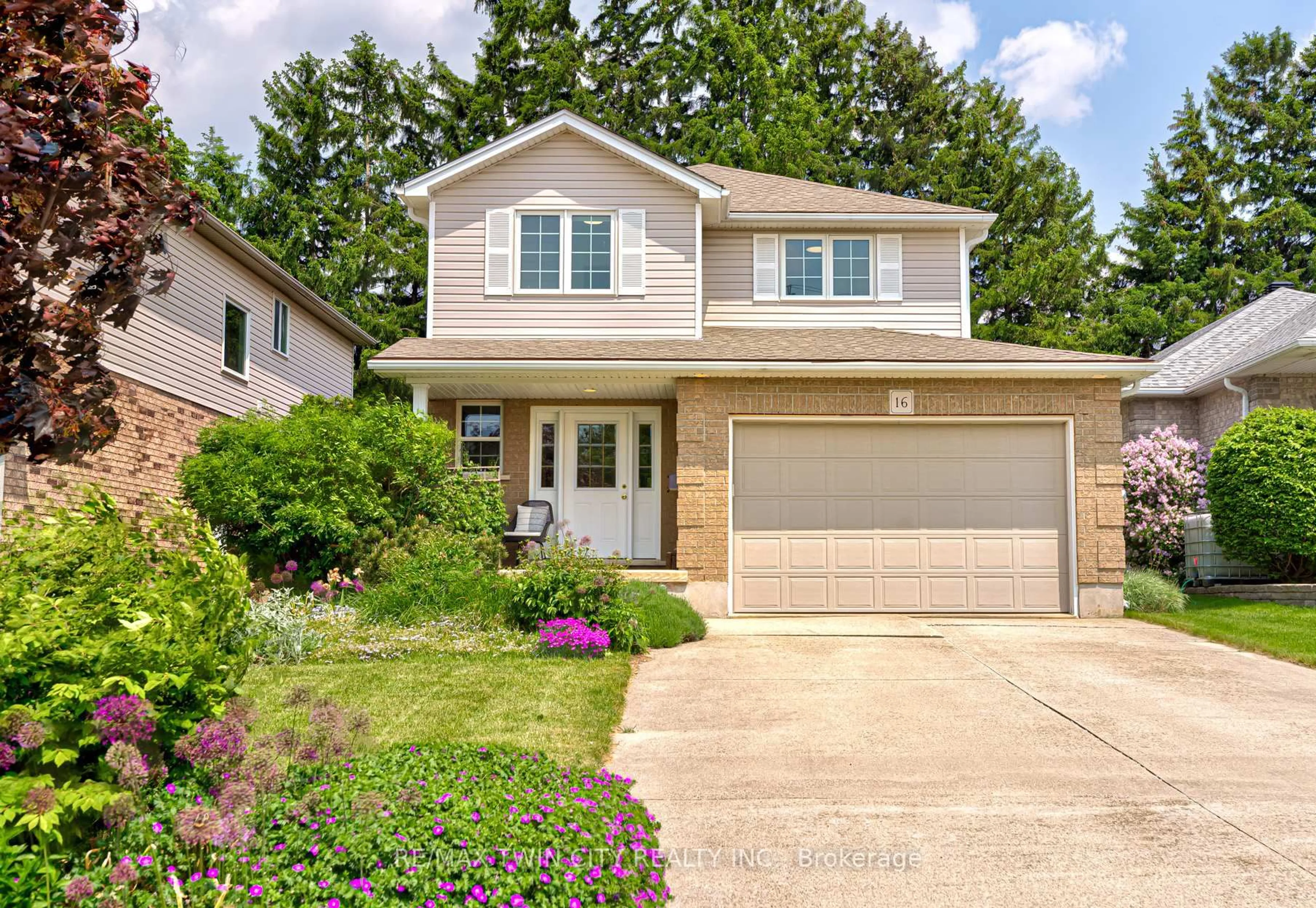 Home with vinyl exterior material, street for 16 Churchill St, Waterloo Ontario N2L 2X2