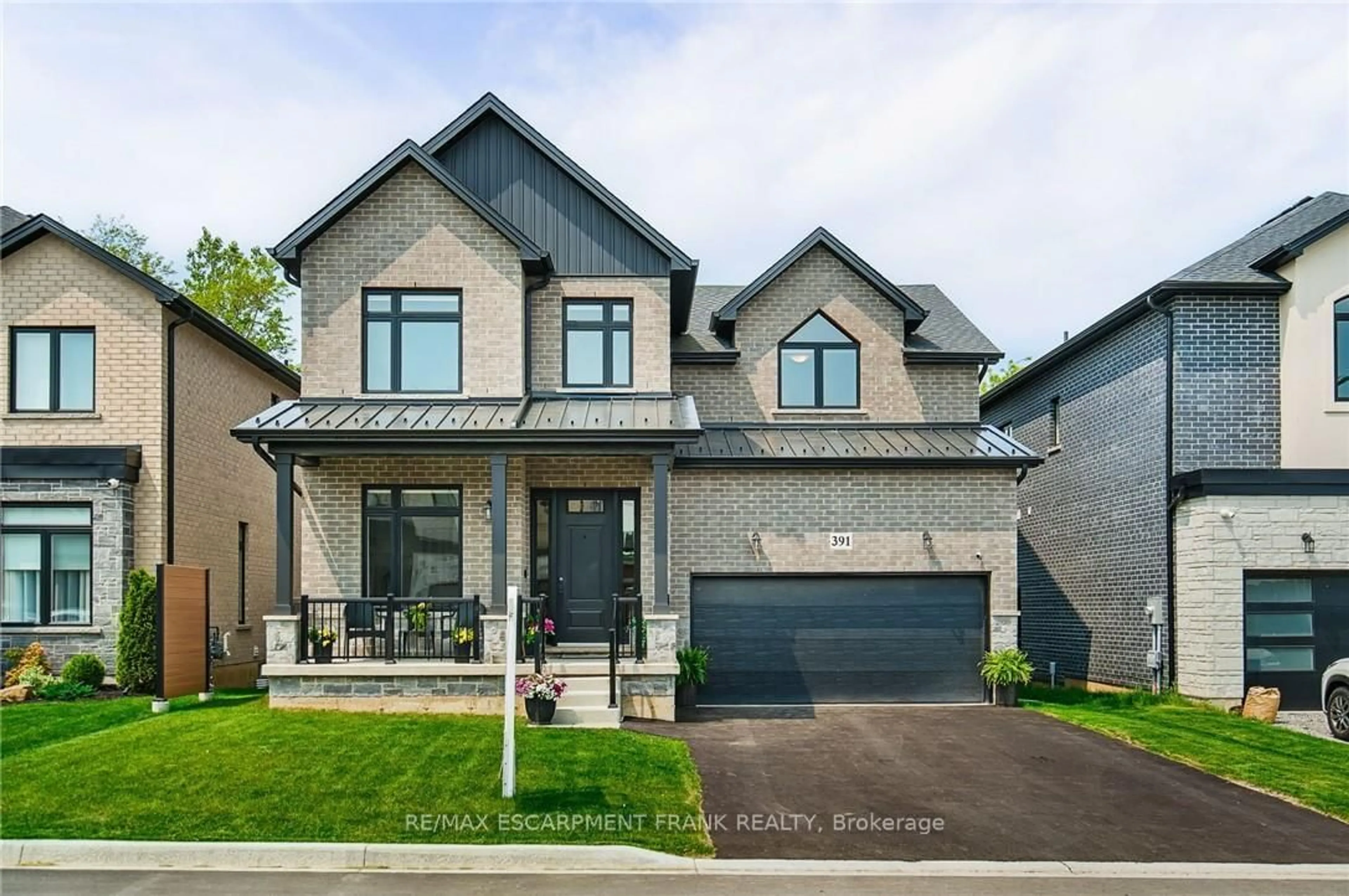 Home with brick exterior material, street for 391 KLEIN Circ, Hamilton Ontario L9K 0K3