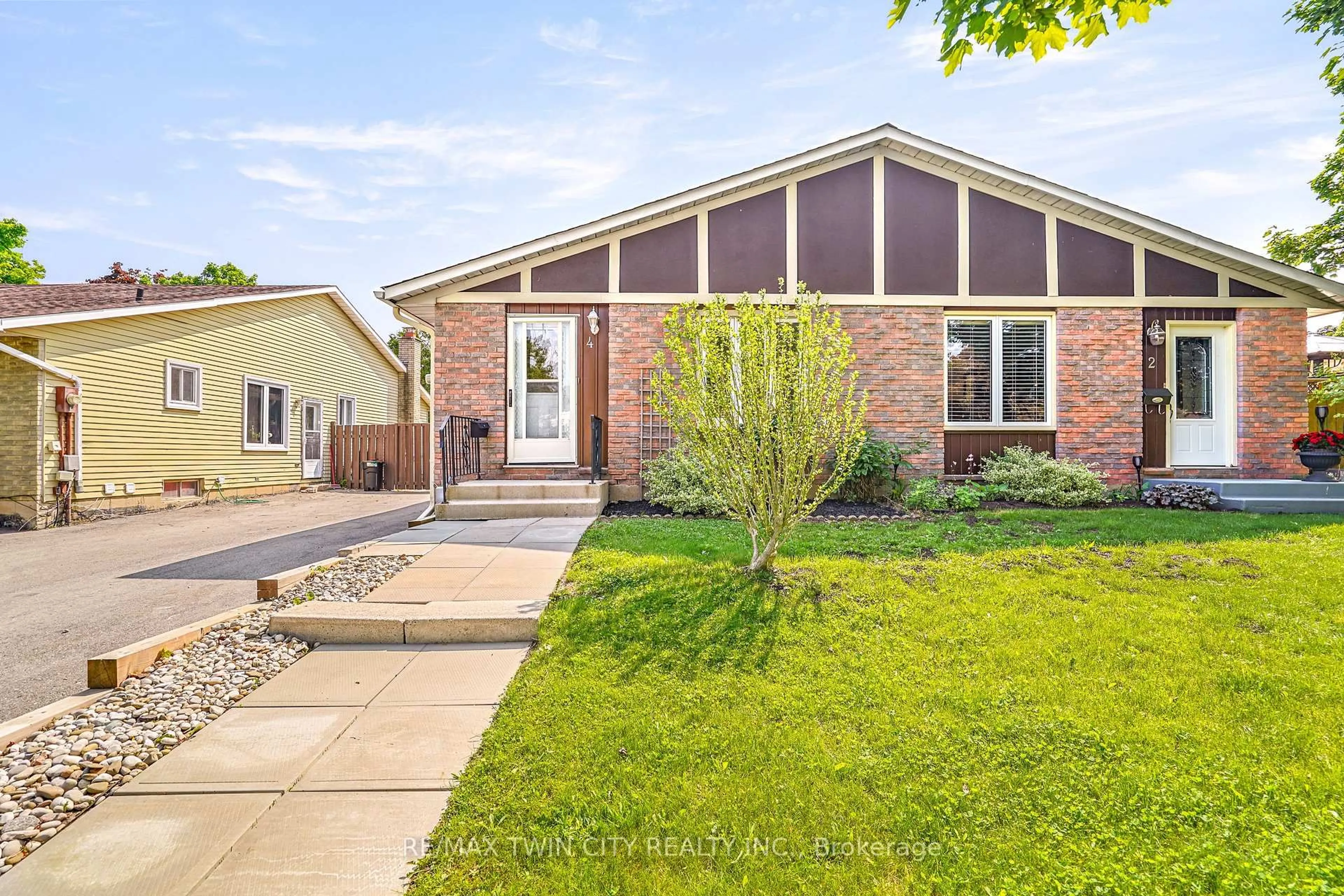 Home with brick exterior material, street for 4 Ponytrail Dr, Brantford Ontario N3P 1J8