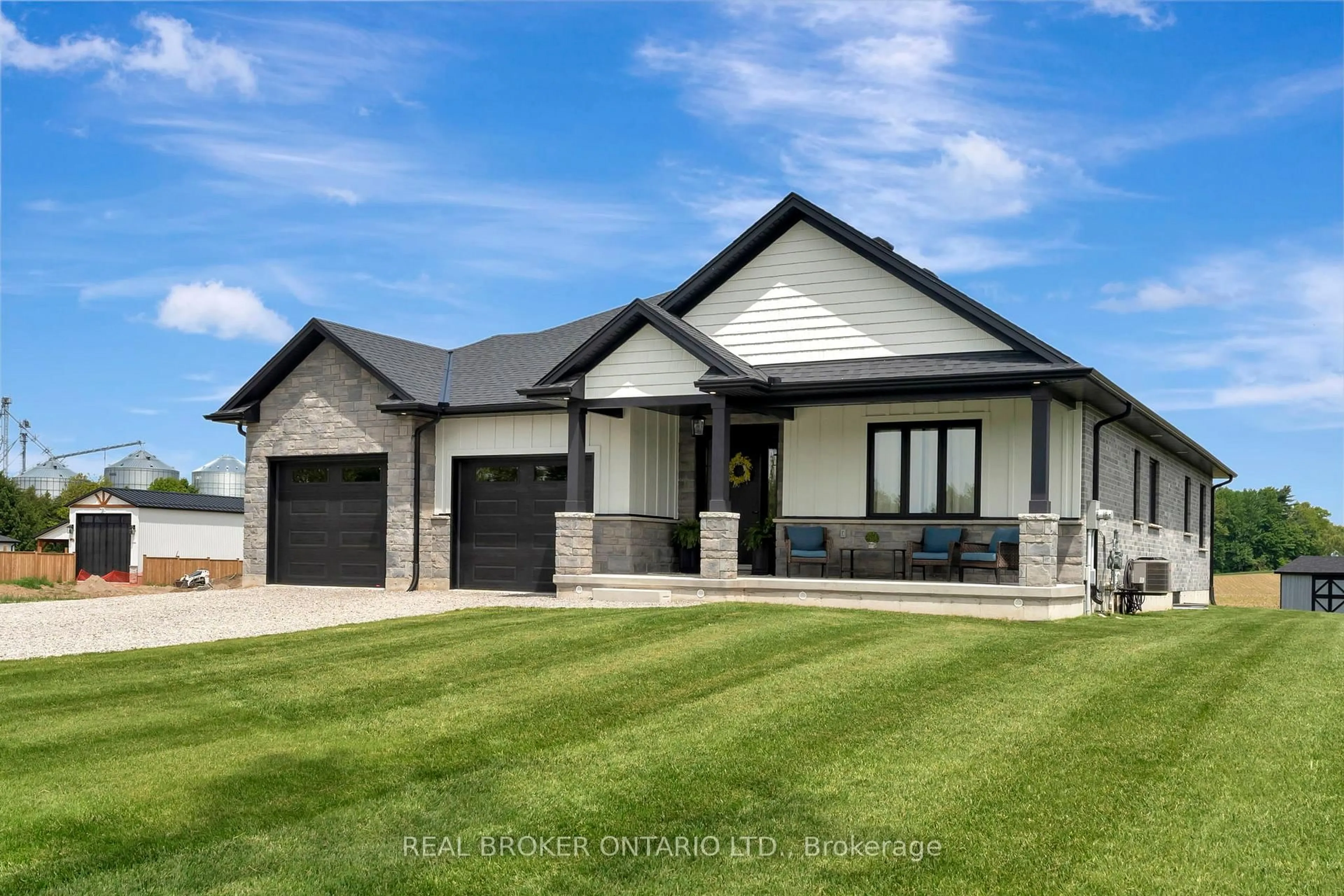 Home with vinyl exterior material, street for 56748 Eden Line, Bayham Ontario N0J 1H0