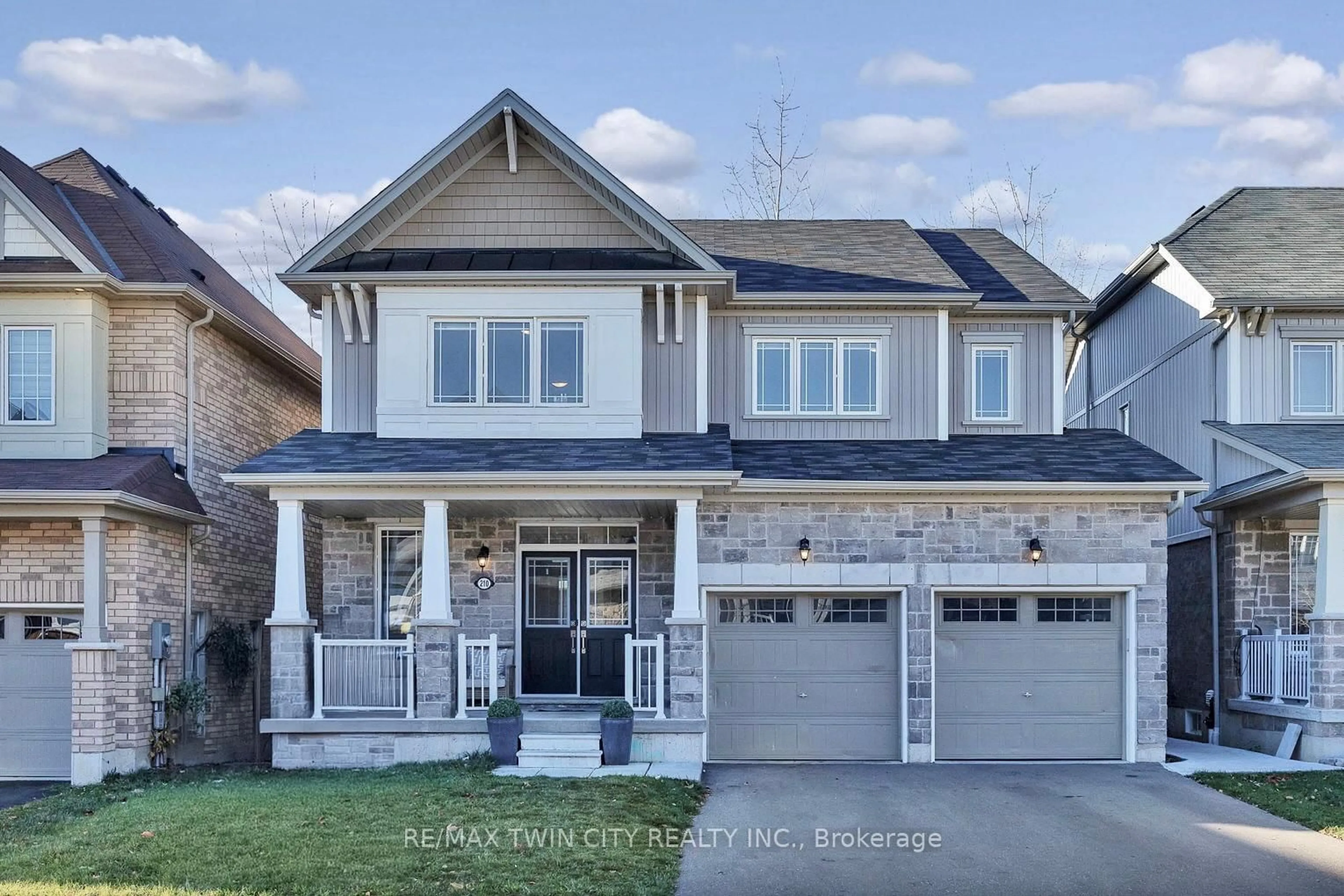 Home with brick exterior material, street for 210 DOLMAN St, Woolwich Ontario N0B 1M0
