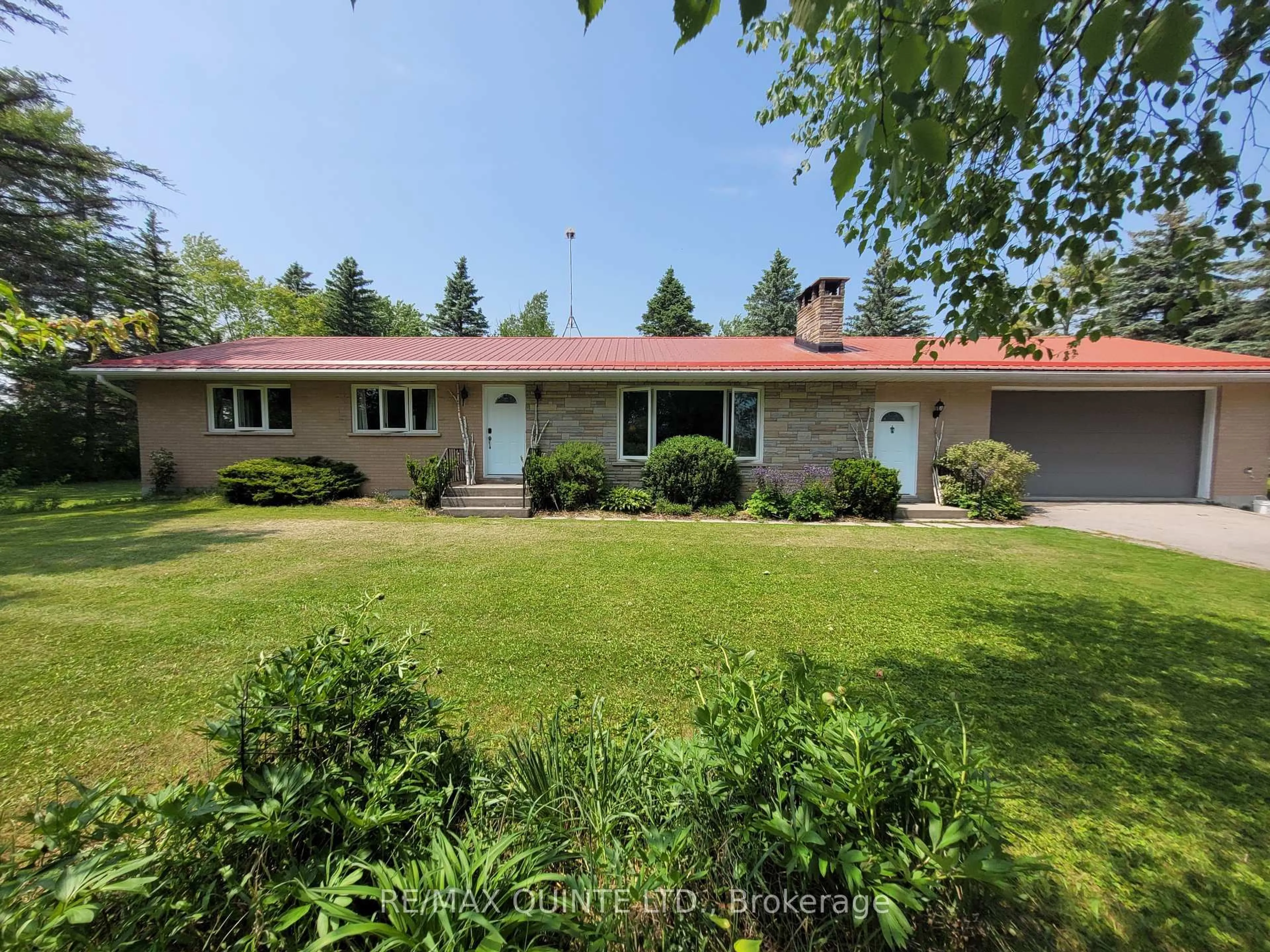 A pic from outside/outdoor area/front of a property/back of a property/a pic from drone, street for 1159 HARMONY Rd, Corbyville Ontario K0K 1V0