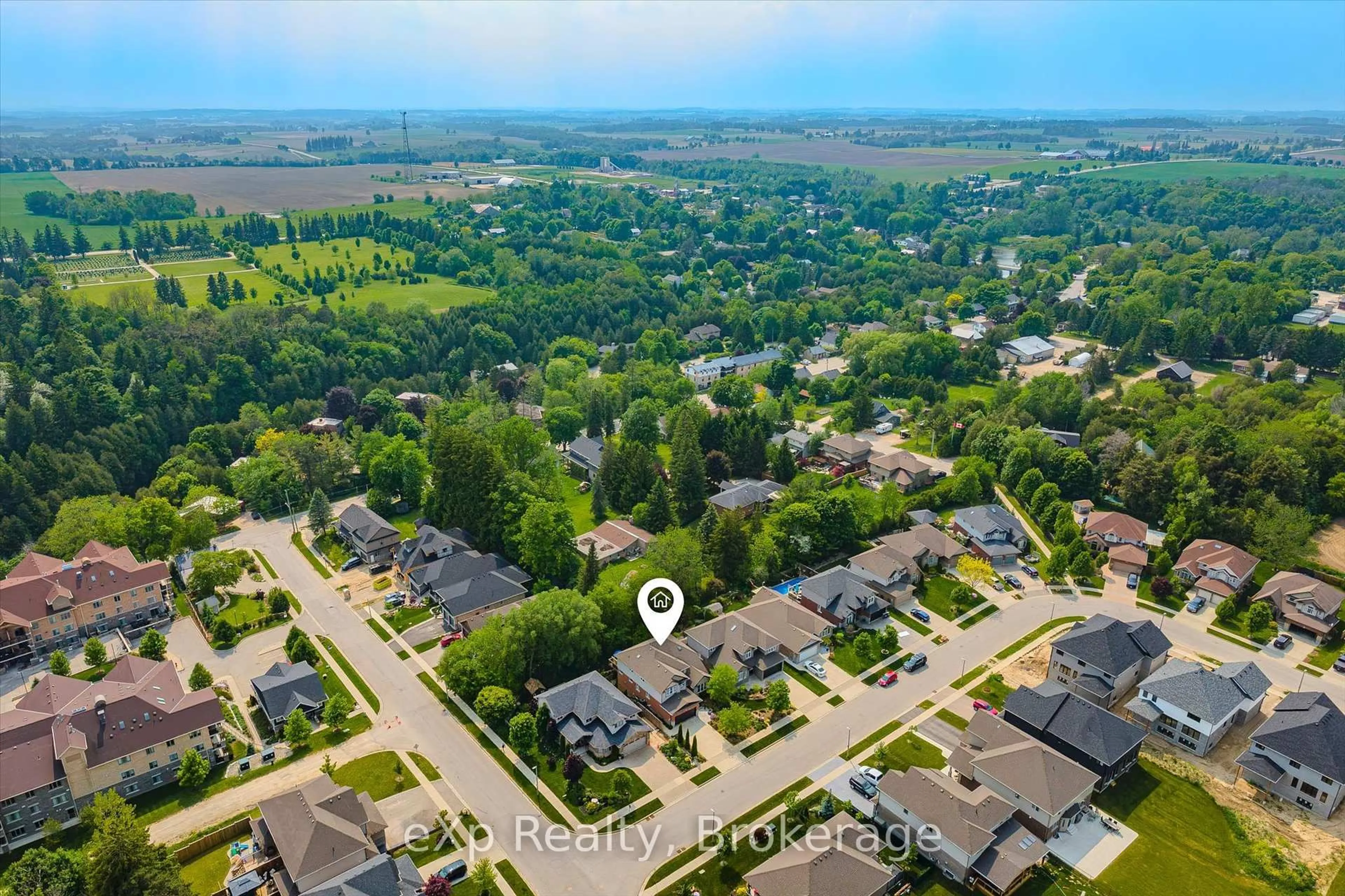 A pic from outside/outdoor area/front of a property/back of a property/a pic from drone, street for 106 Bricker Ave, Centre Wellington Ontario N0B 1S0