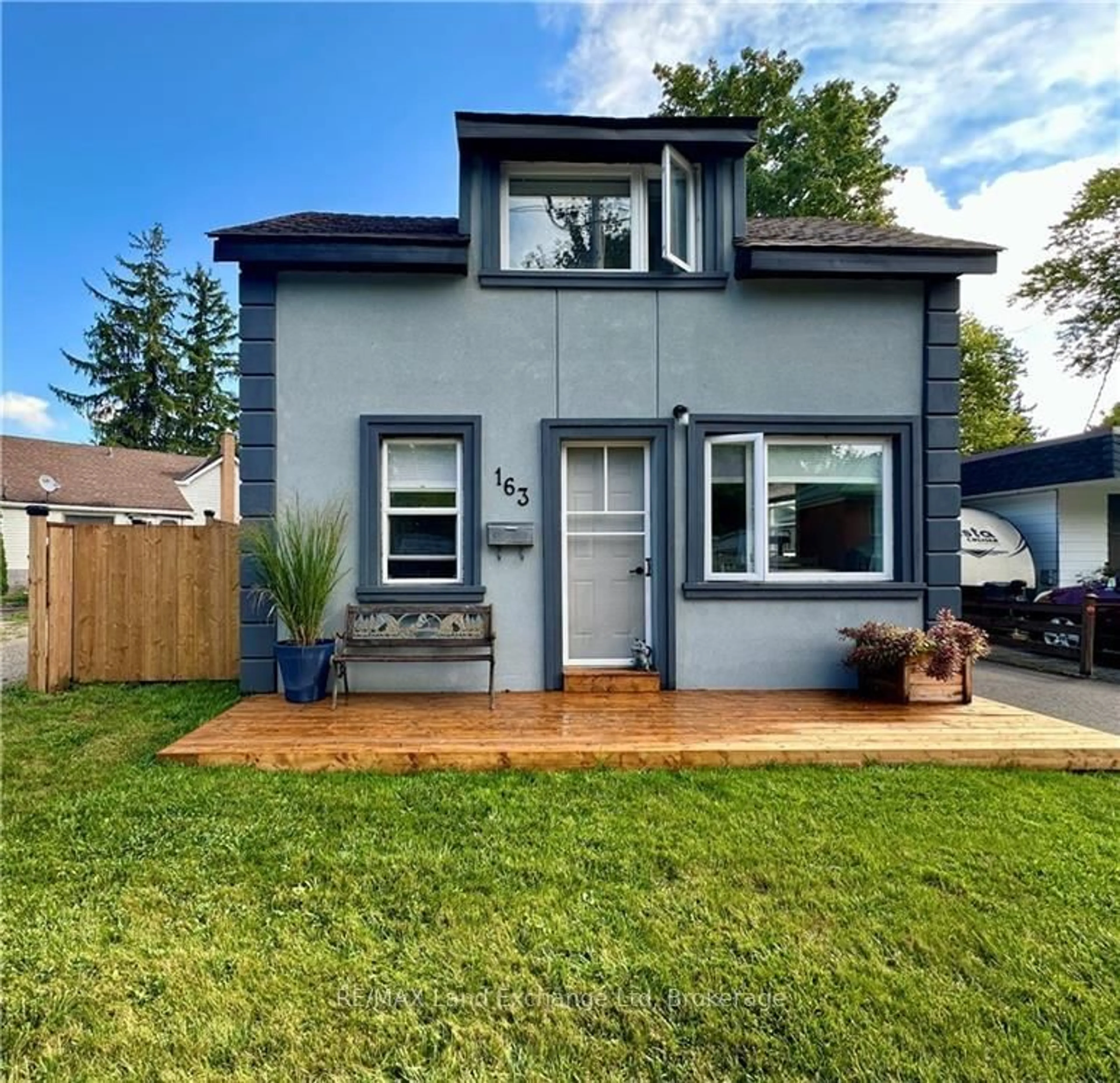 Home with vinyl exterior material, street for 163 Scott St, North Huron Ontario N0G 2W0