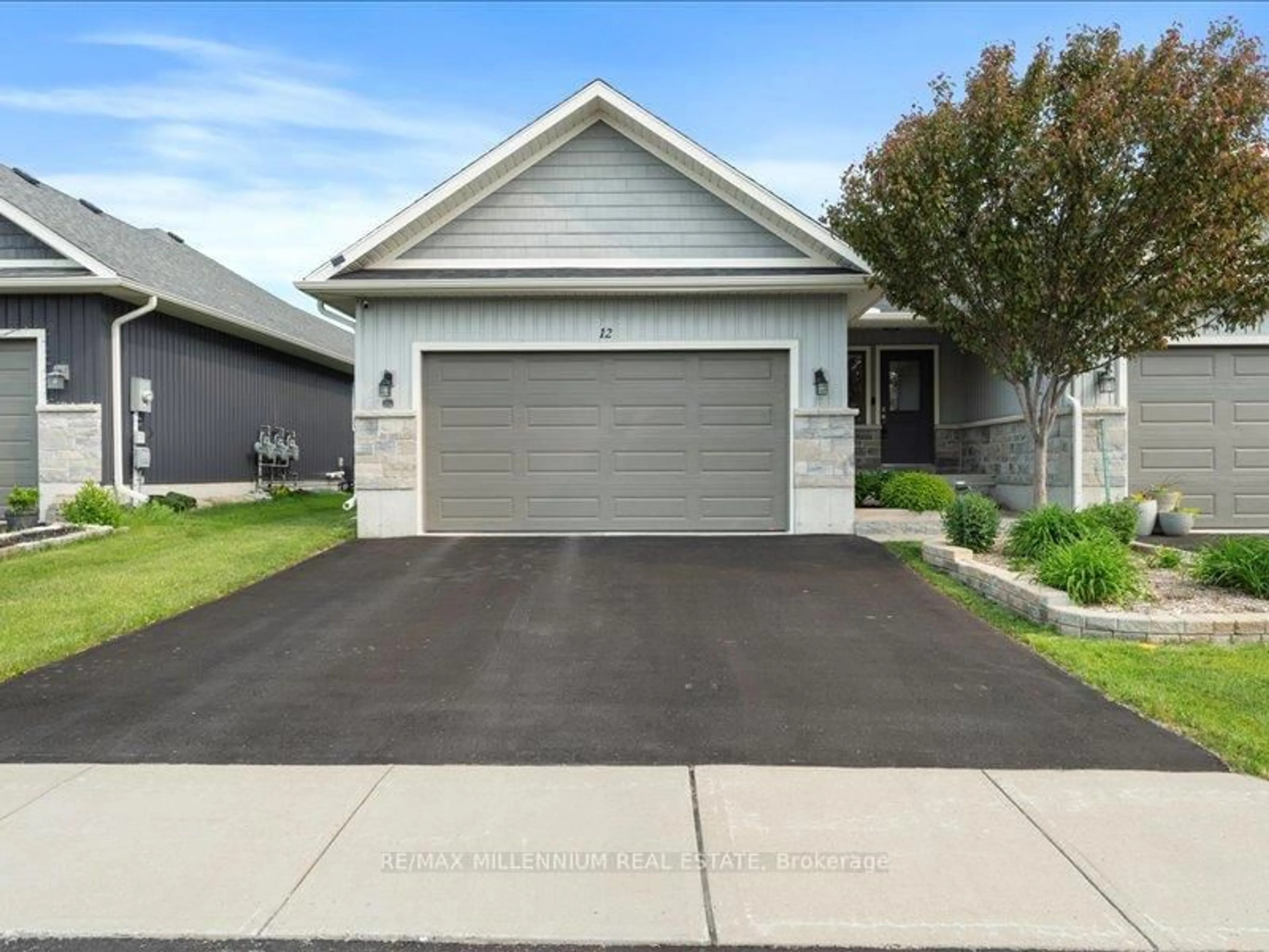 Home with vinyl exterior material, street for 12 Mavis Way, Belleville Ontario K8P 0G2
