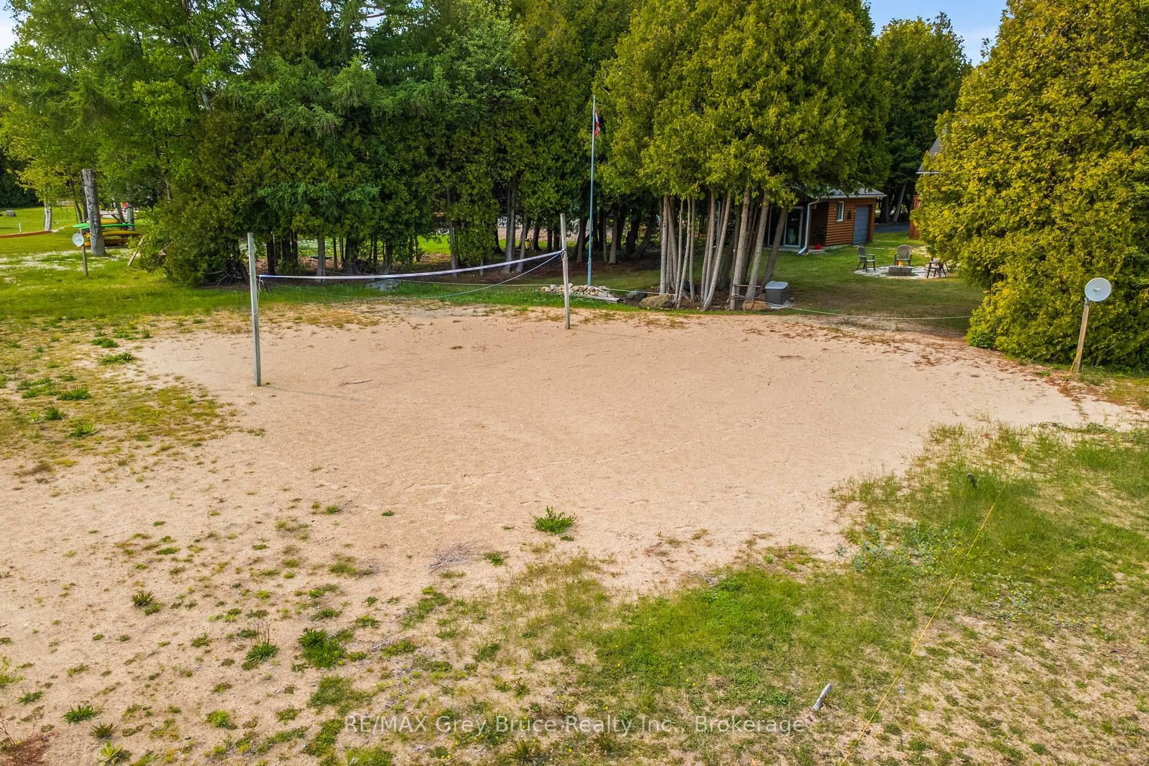 A pic from outside/outdoor area/front of a property/back of a property/a pic from drone, forest/trees view for 805 Howdenvale Rd, South Bruce Peninsula Ontario N0H 2T0