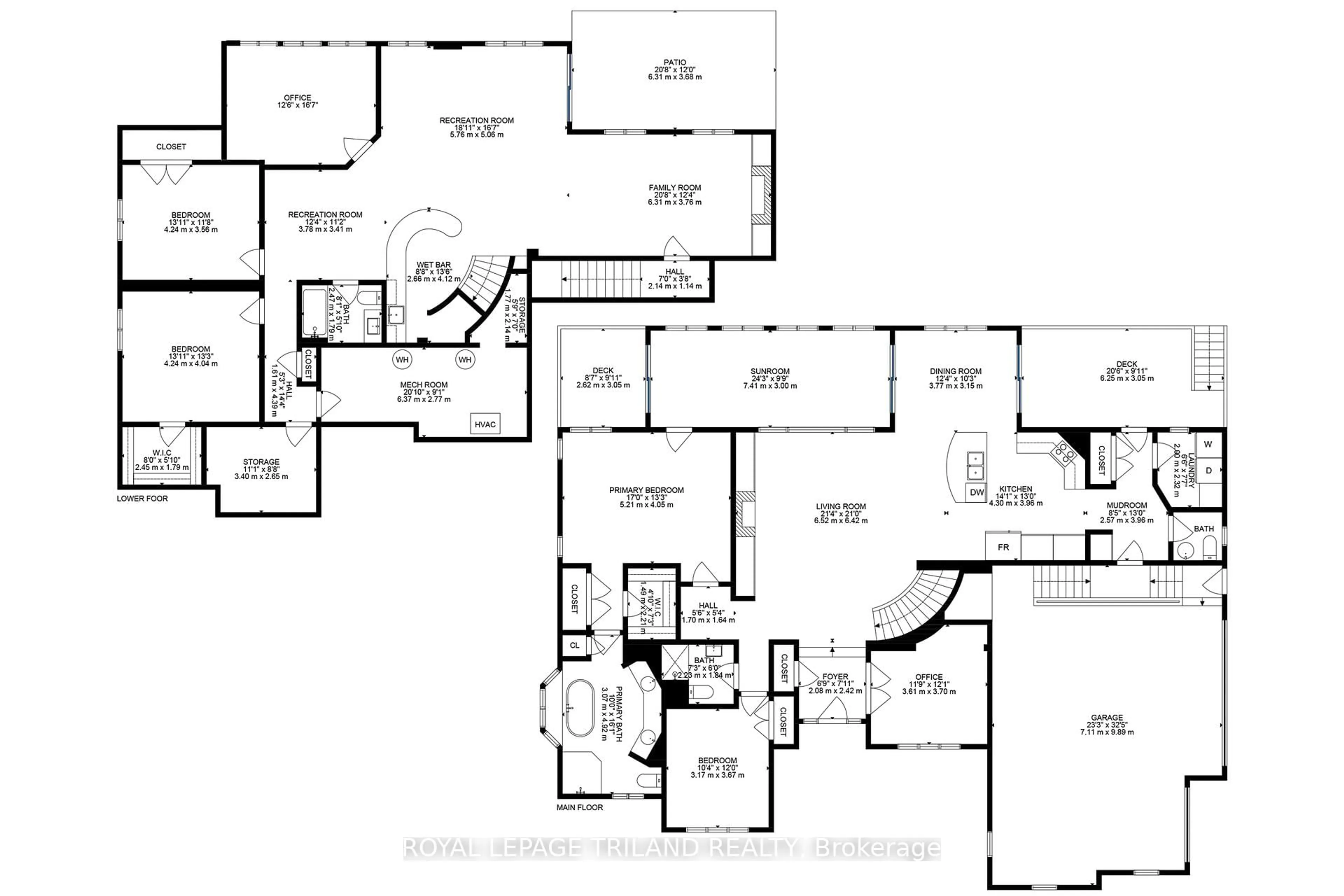 Floor plan for 10387 Pinetree Dr, Lambton Shores Ontario N0M 1T0