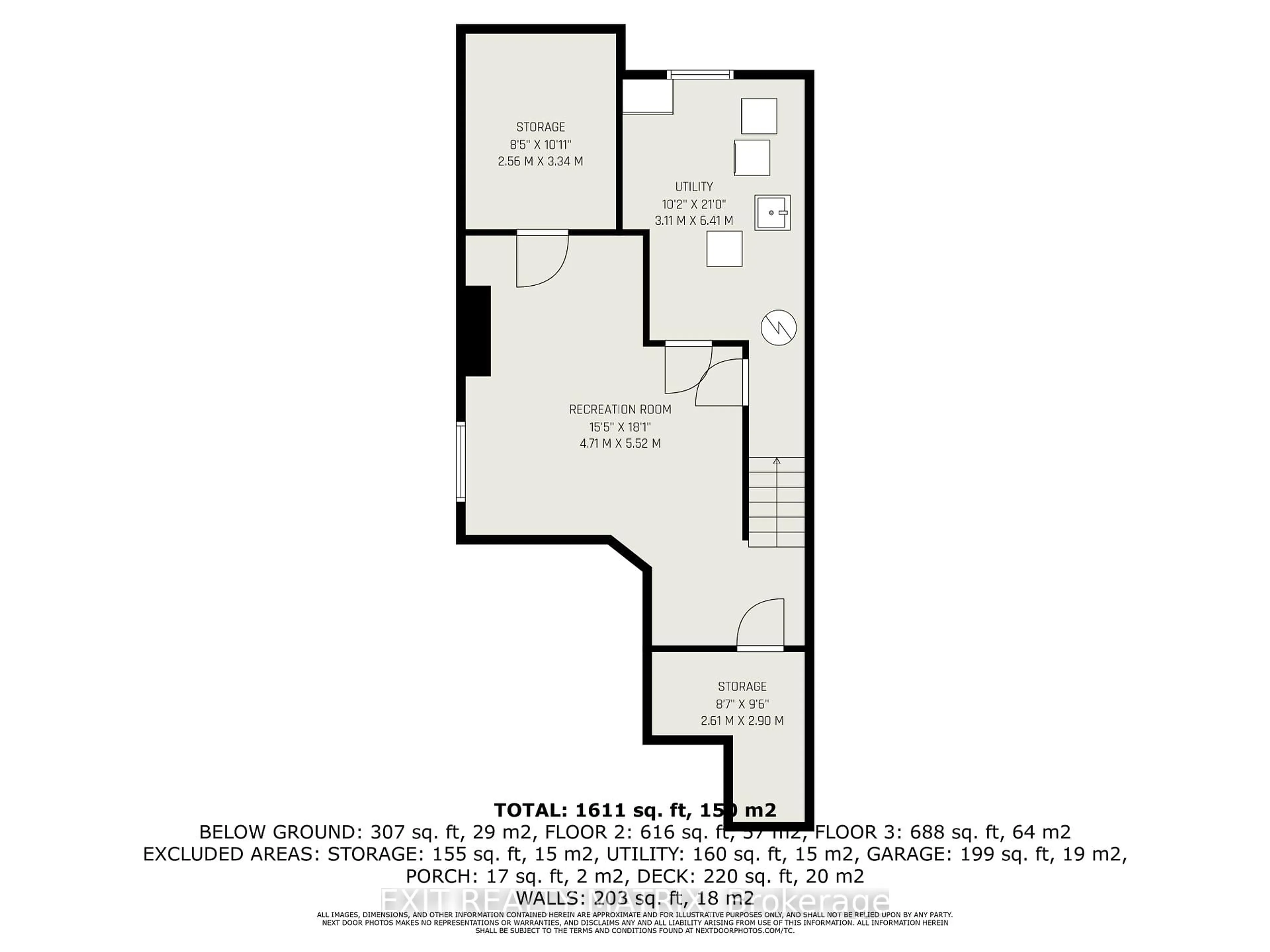 Floor plan for 51 Peterson Pl, Ottawa Ontario K2L 4A8