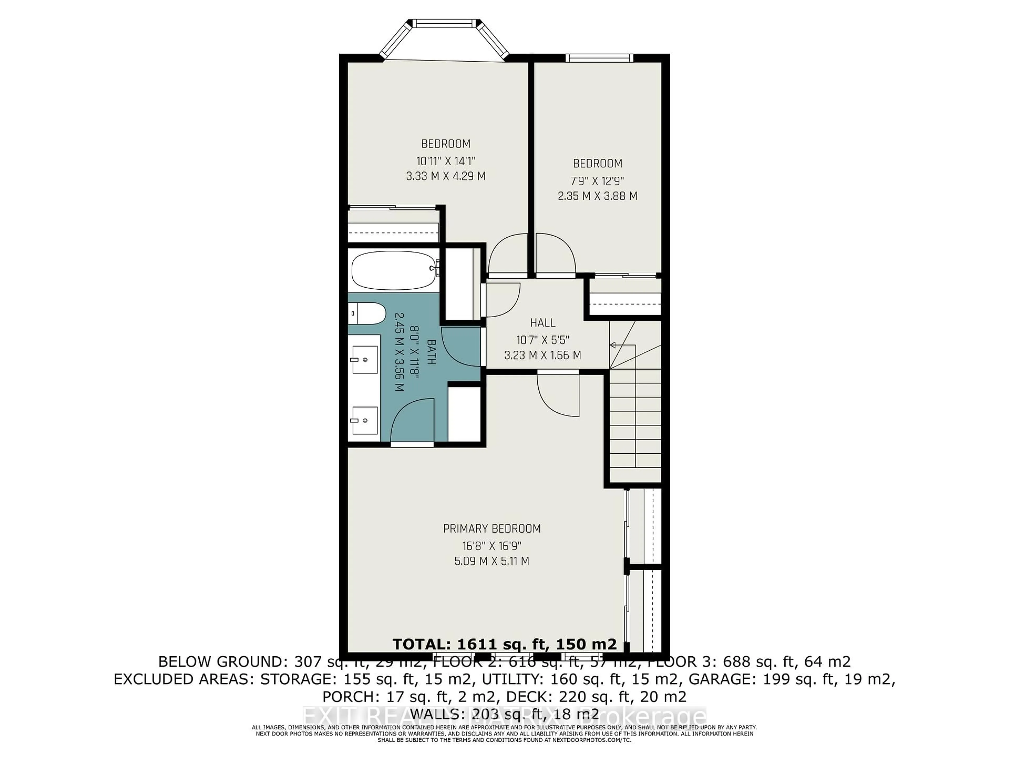 Floor plan for 51 Peterson Pl, Ottawa Ontario K2L 4A8