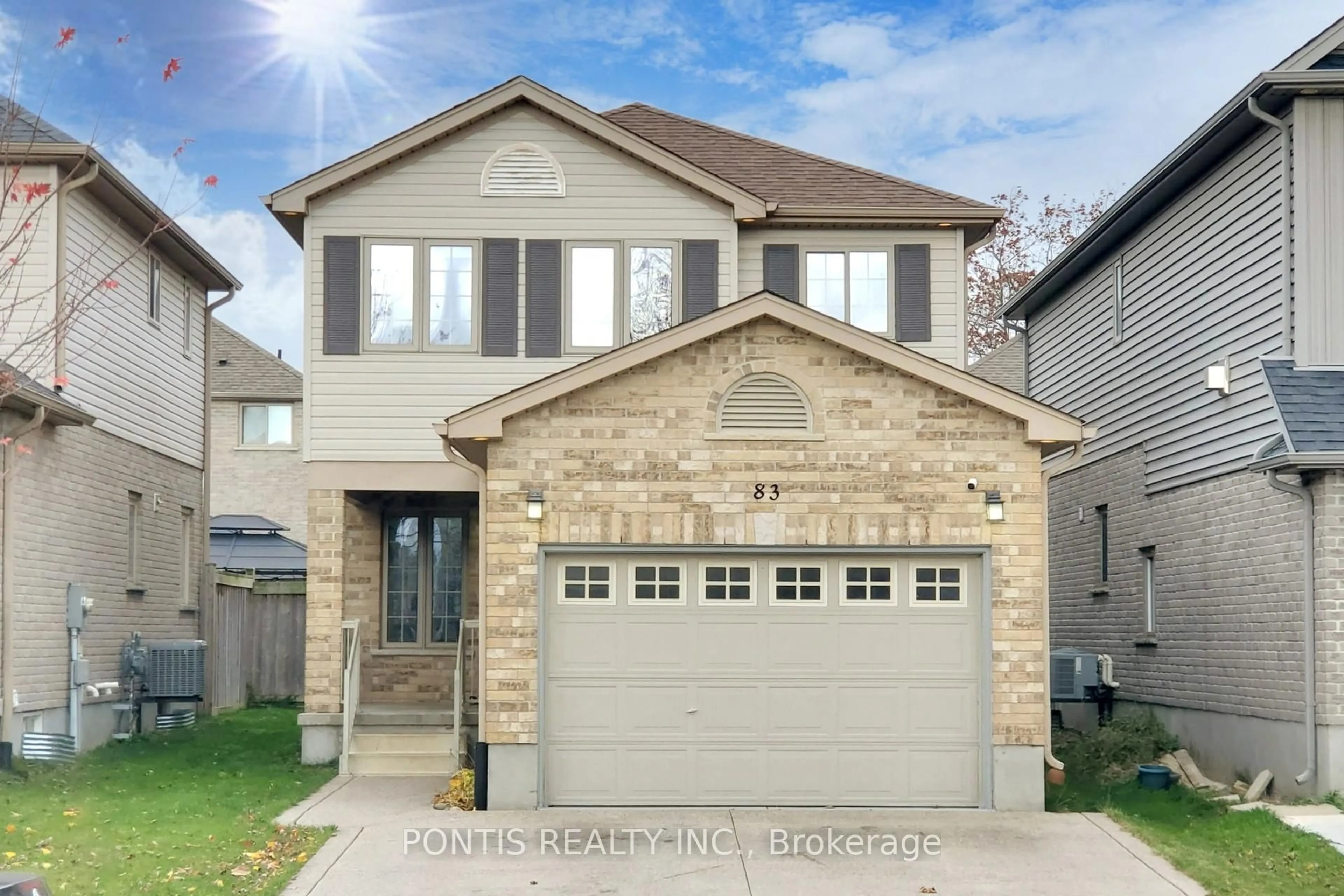 Home with brick exterior material, street for 83 Hinrichs Cres, Cambridge Ontario N1T 0A9